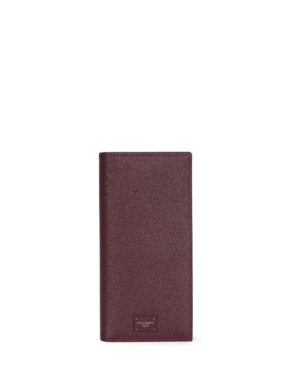 logo plaque bi-fold wallet - 1