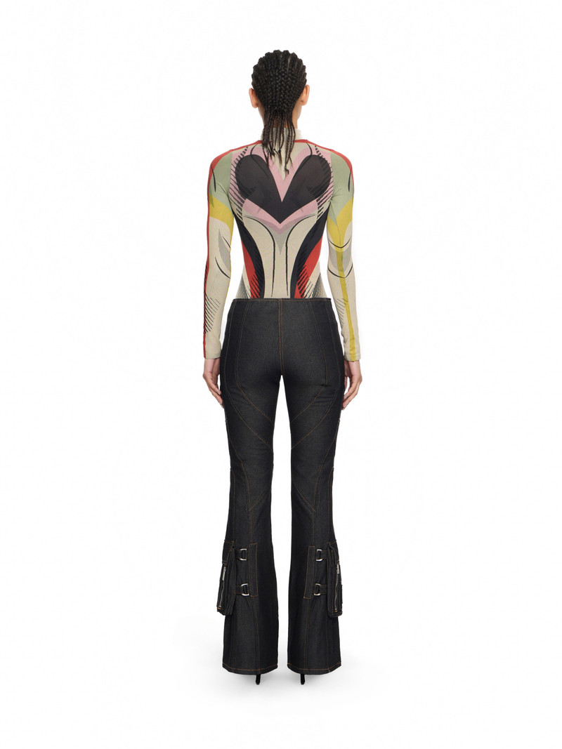 Den Pkt Belt Flare Pants 4