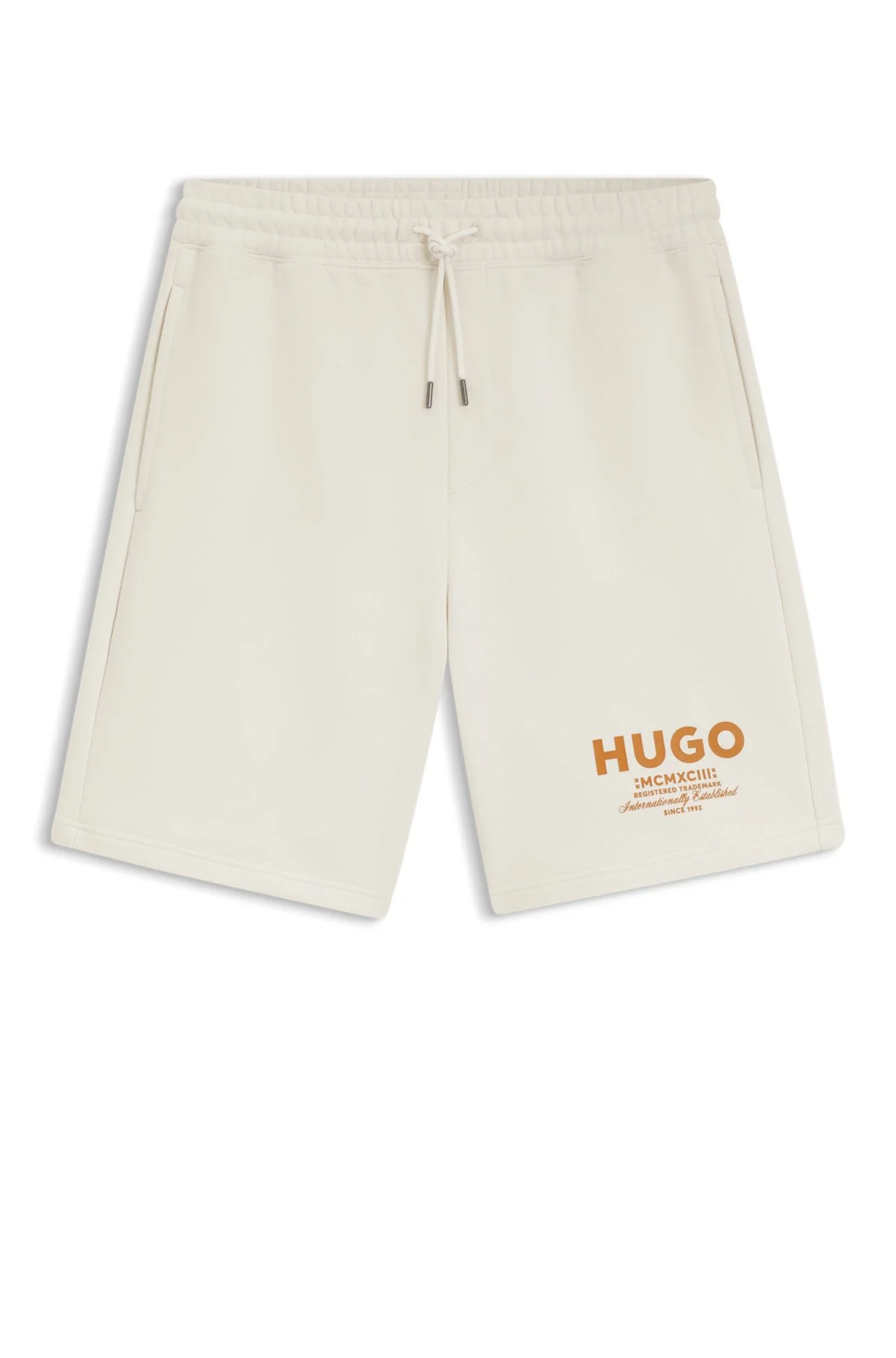LOOSE-FIT SHORTS IN COTTON TERRY WITH LOGO PRINT - 1