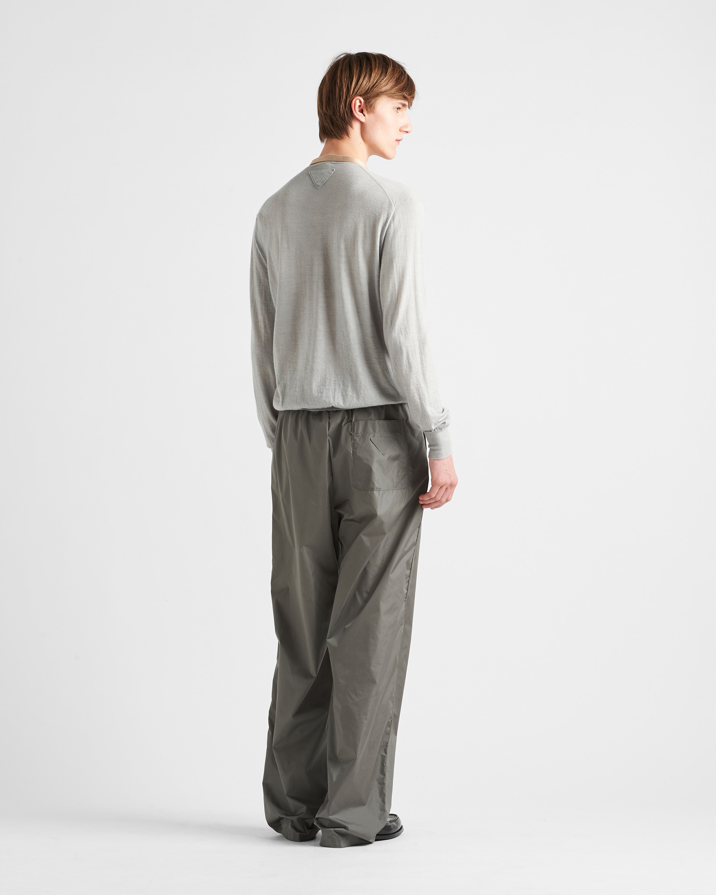 Light technical fabric pants - 5