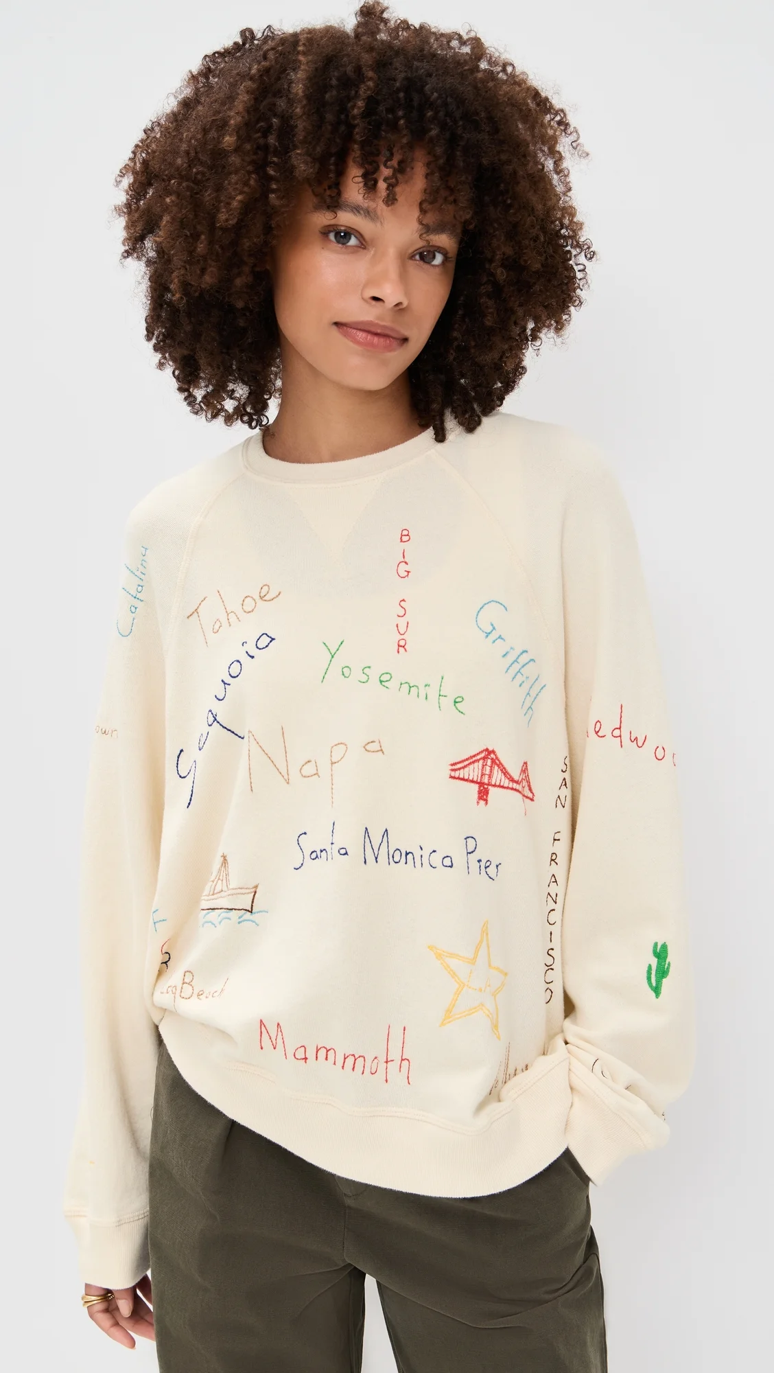 The Slouch Sweatshirt with Golden State Embroidery - 1