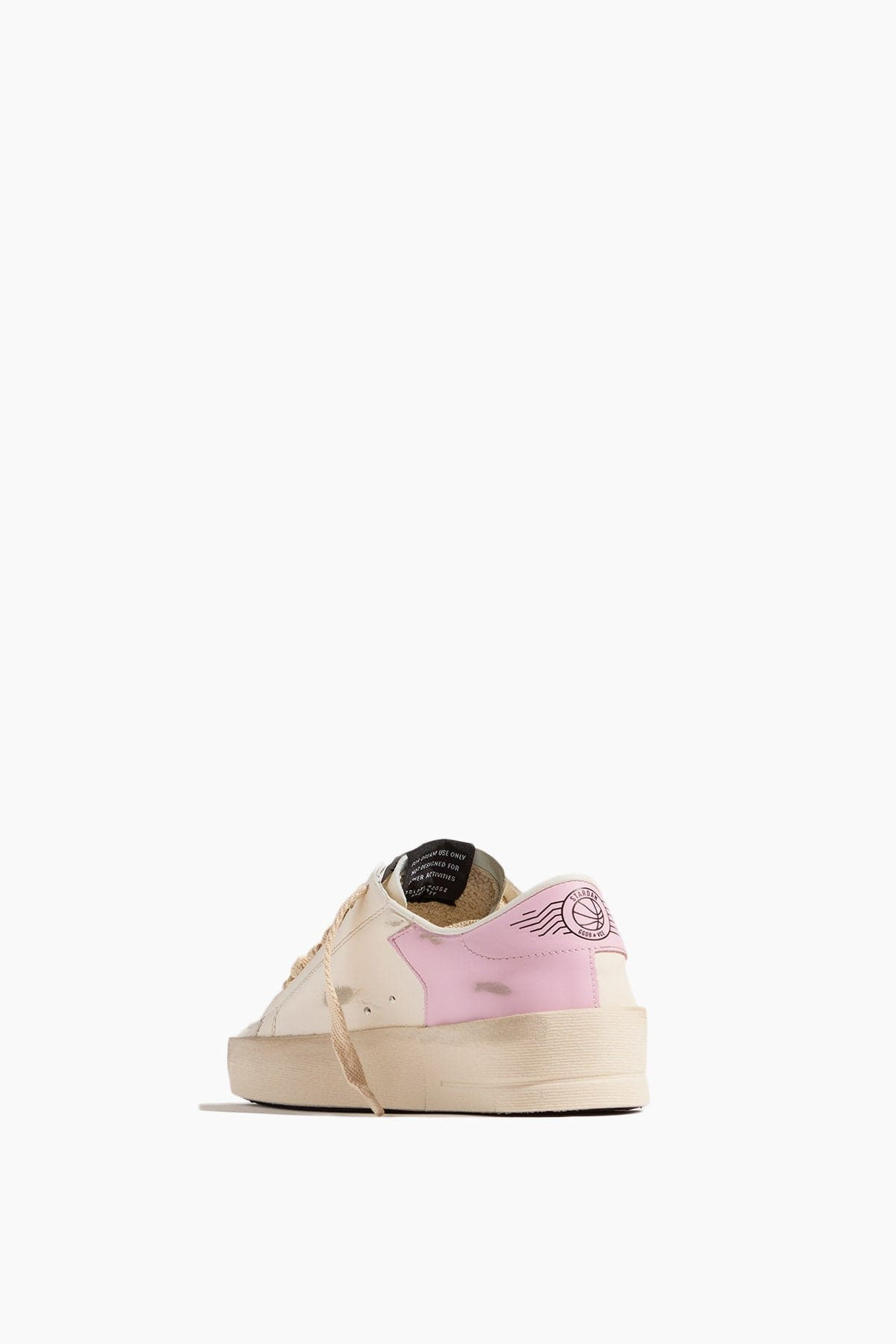 Stardan Sneaker in White/Orchid Pink - 3