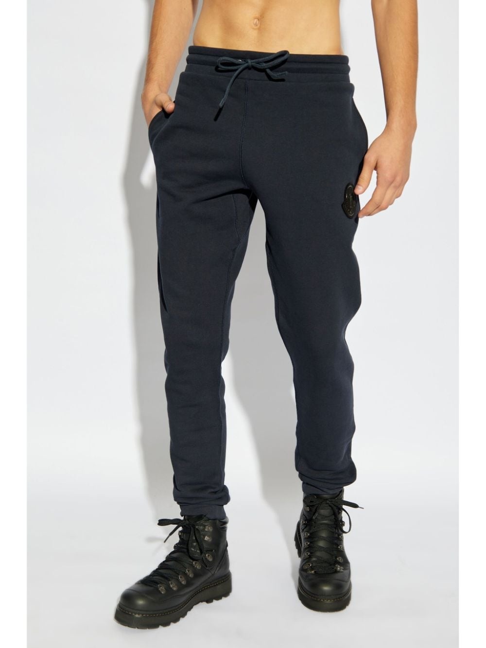 logo patch track pants - 3
