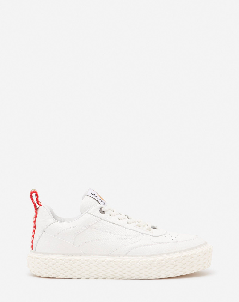 CURBIES LOW-TOP SNEAKERS IN GRAINED LEATHER 1