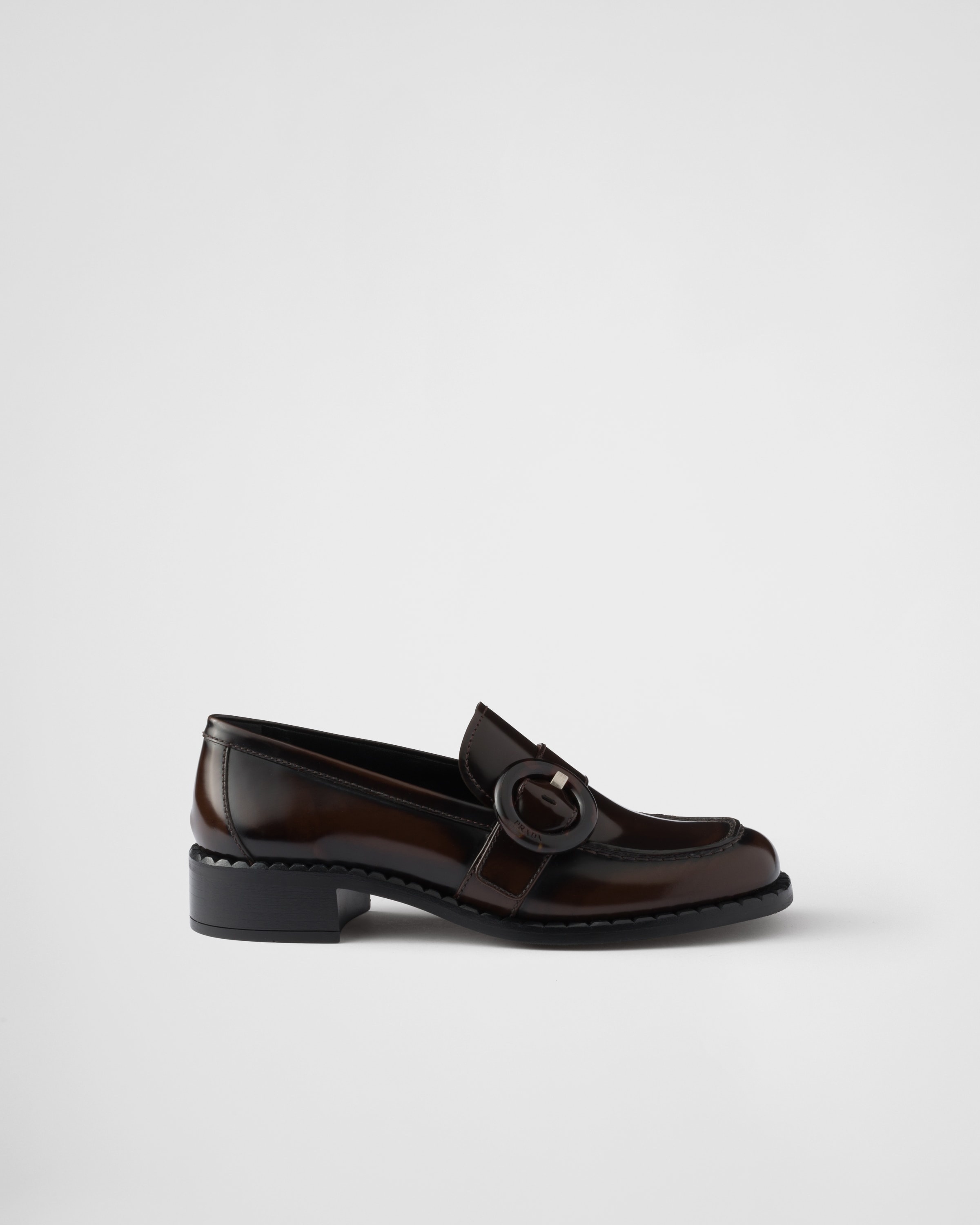 Brushed leather loafers - 2