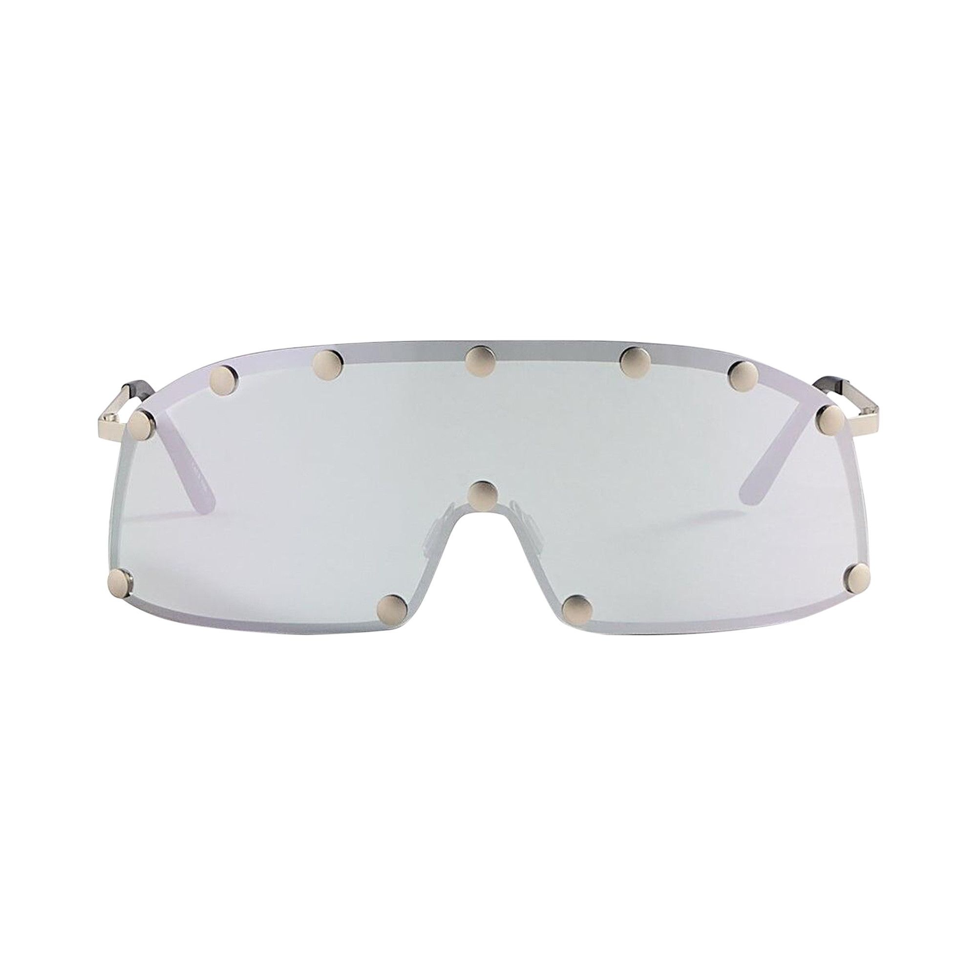 Rick Owens Shield Sunglasses 'Silver' - 1