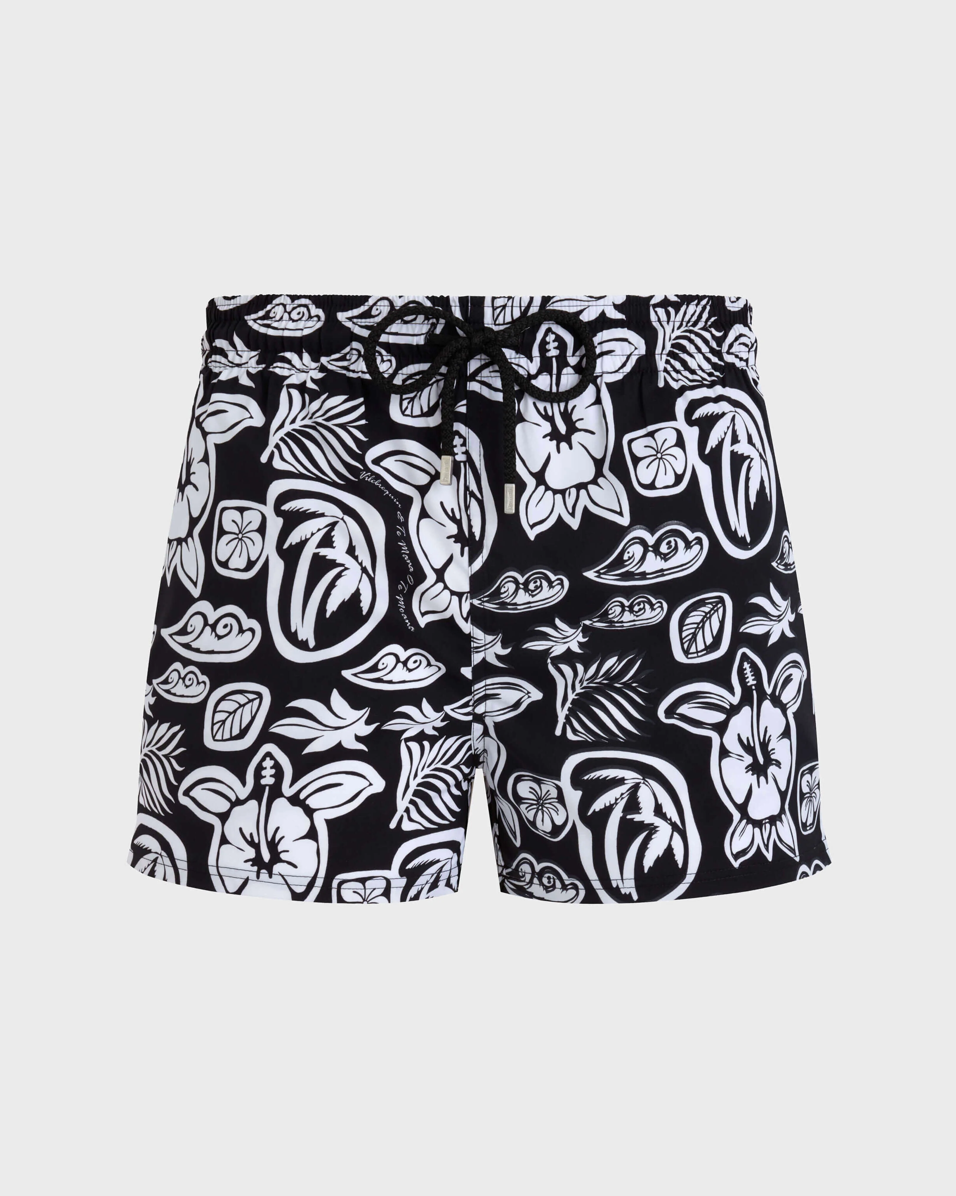 Men Short Swim Trunks Tahiti Turtles - 1