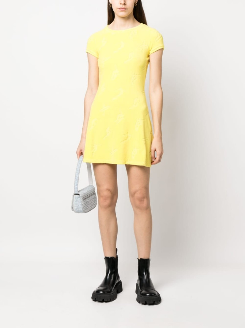 DSQUARED2 surfer-jacquard skater dress outlook