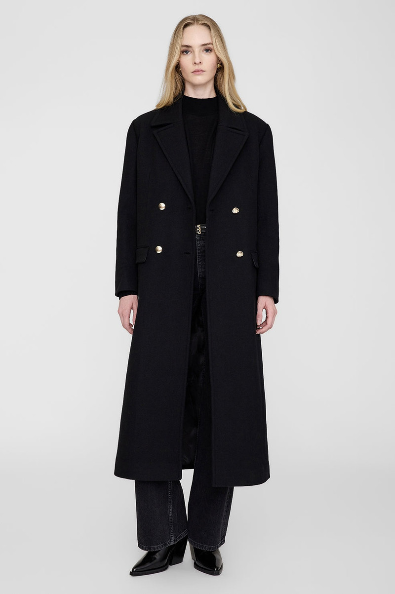 ANINE BING Raleigh Coat - Black outlook