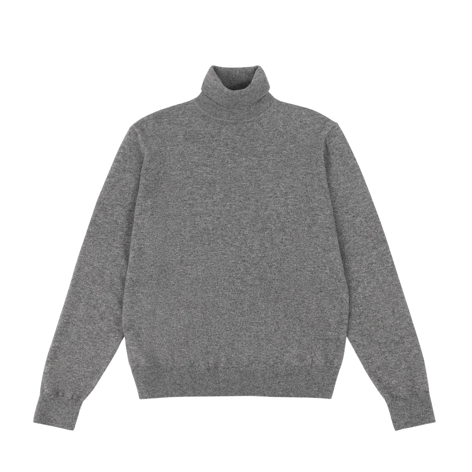 KNIT TURTLENECK CONCRETE - 1