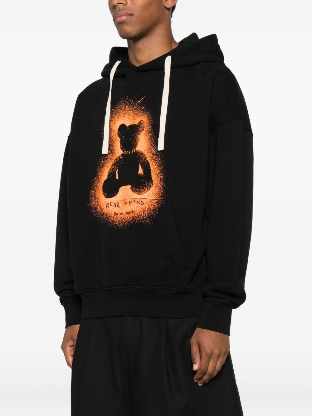 spray-effect hoodie - 3