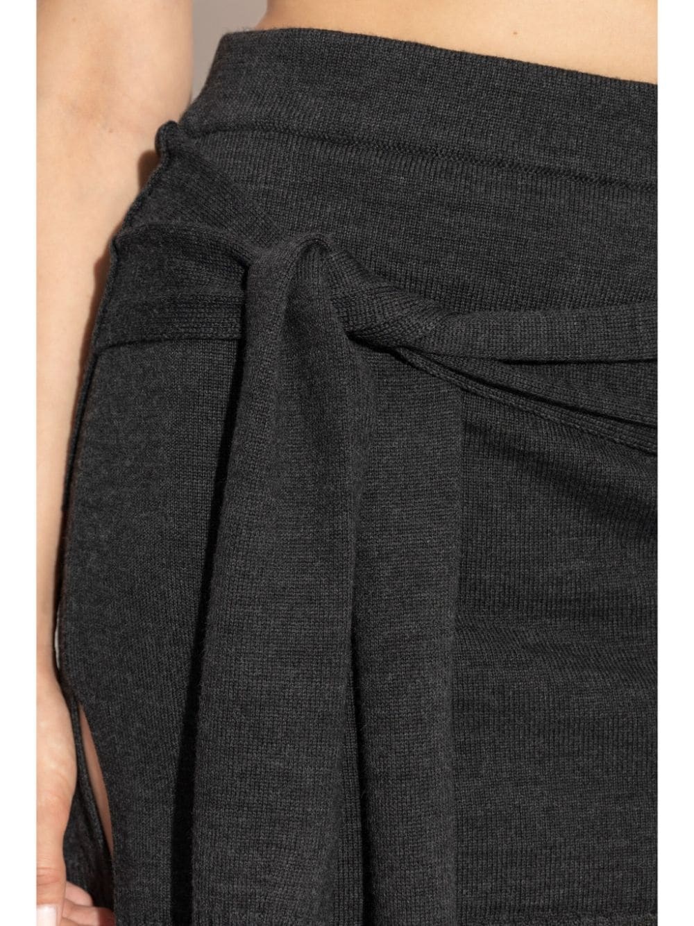 knitted mini skirt - 5