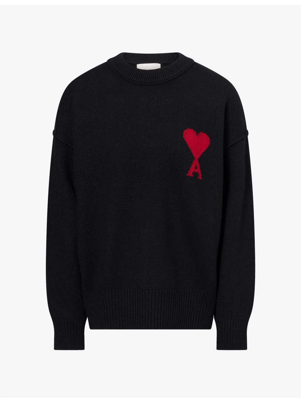 Logo-Embroidered Crewneck Virgin-Wool Jumper - 1