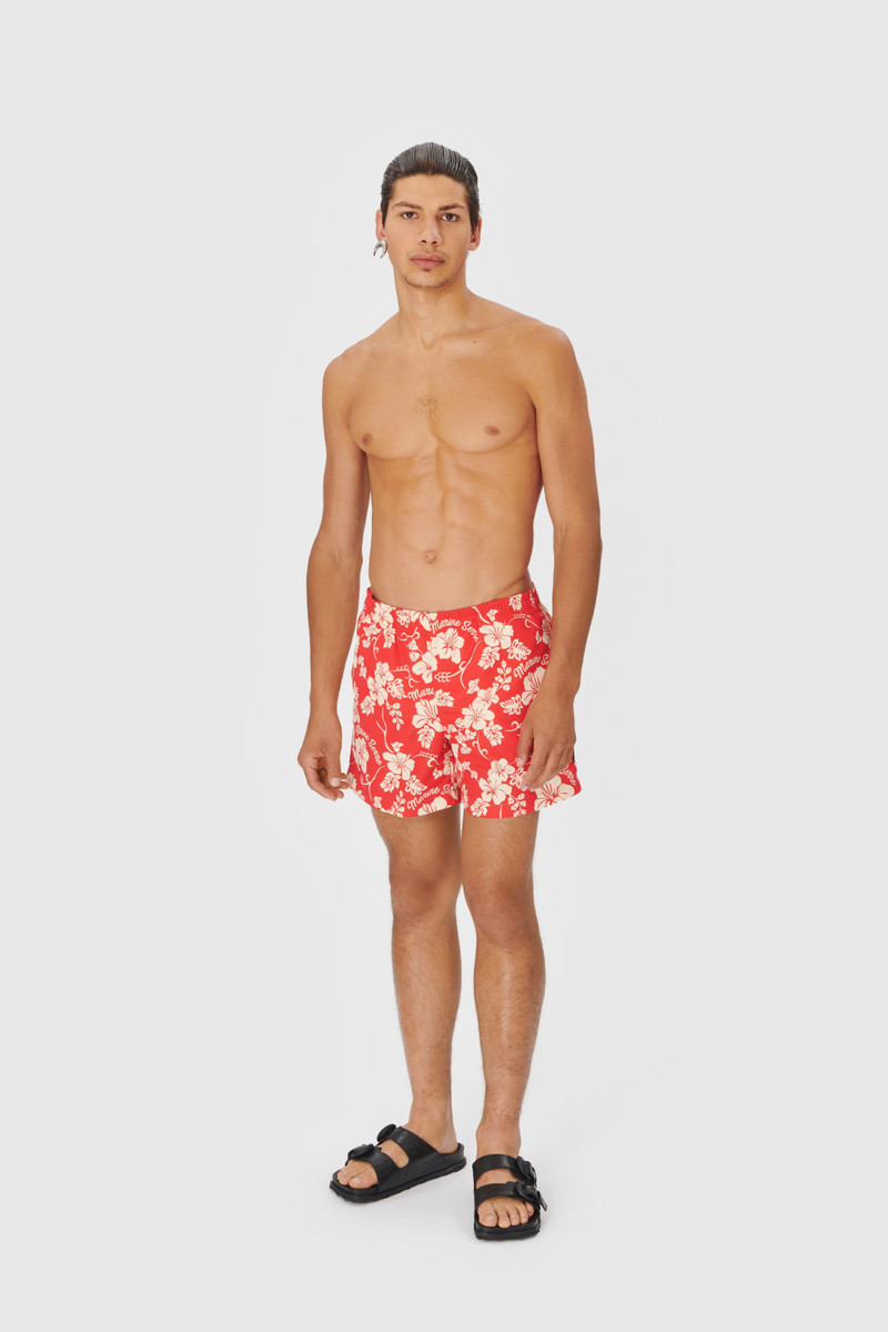 Marine Serre Active Jersey Swim Shorts outlook