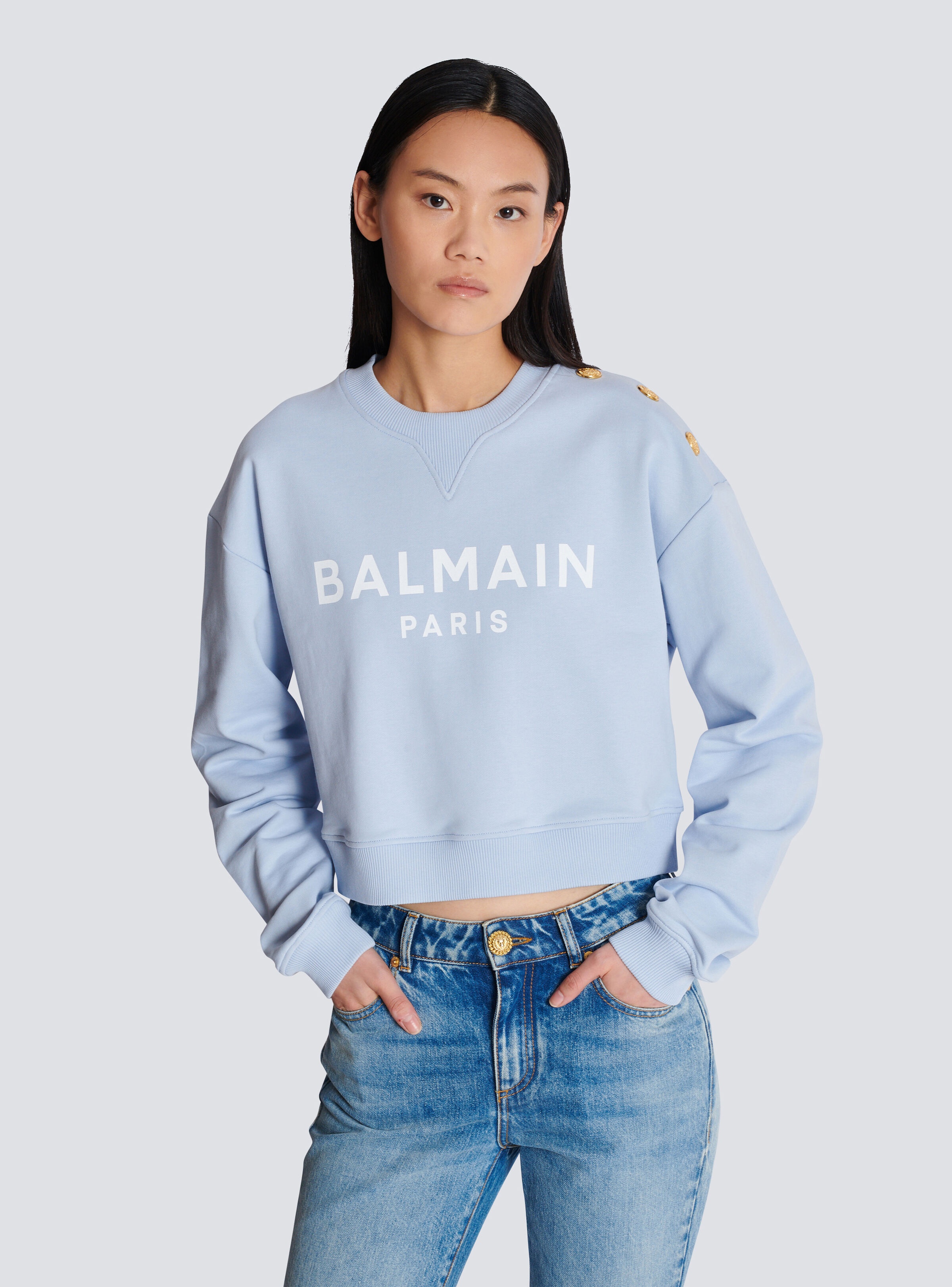Printed Balmain Paris sweatshirt - 6