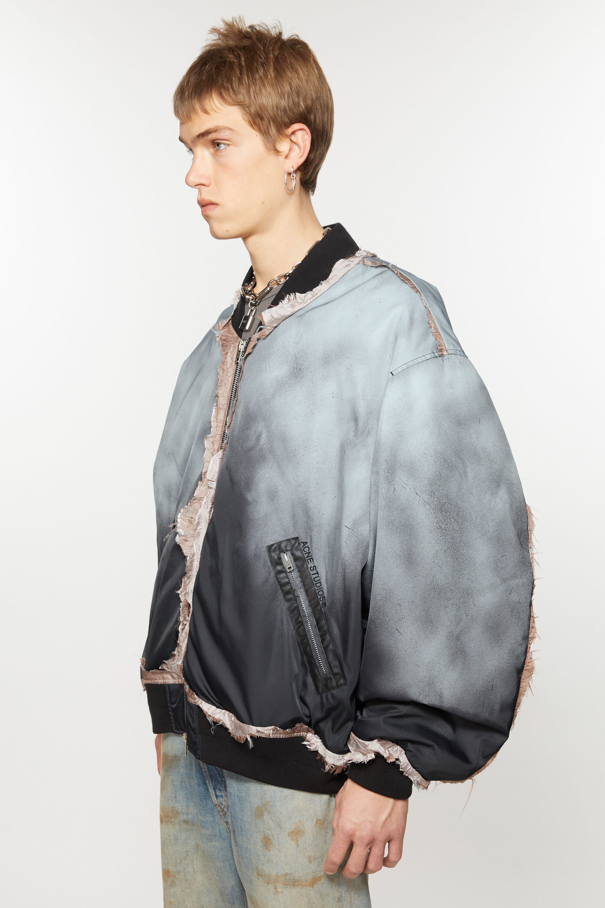 Bomber jacket - Faded black - 3