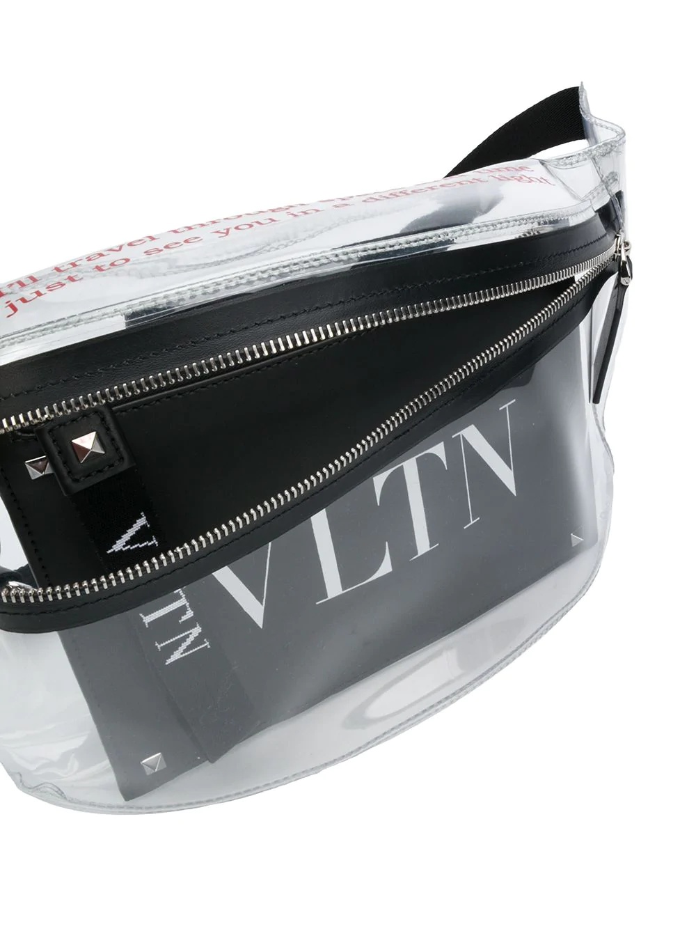 VLTN transparent belt bag  - 5