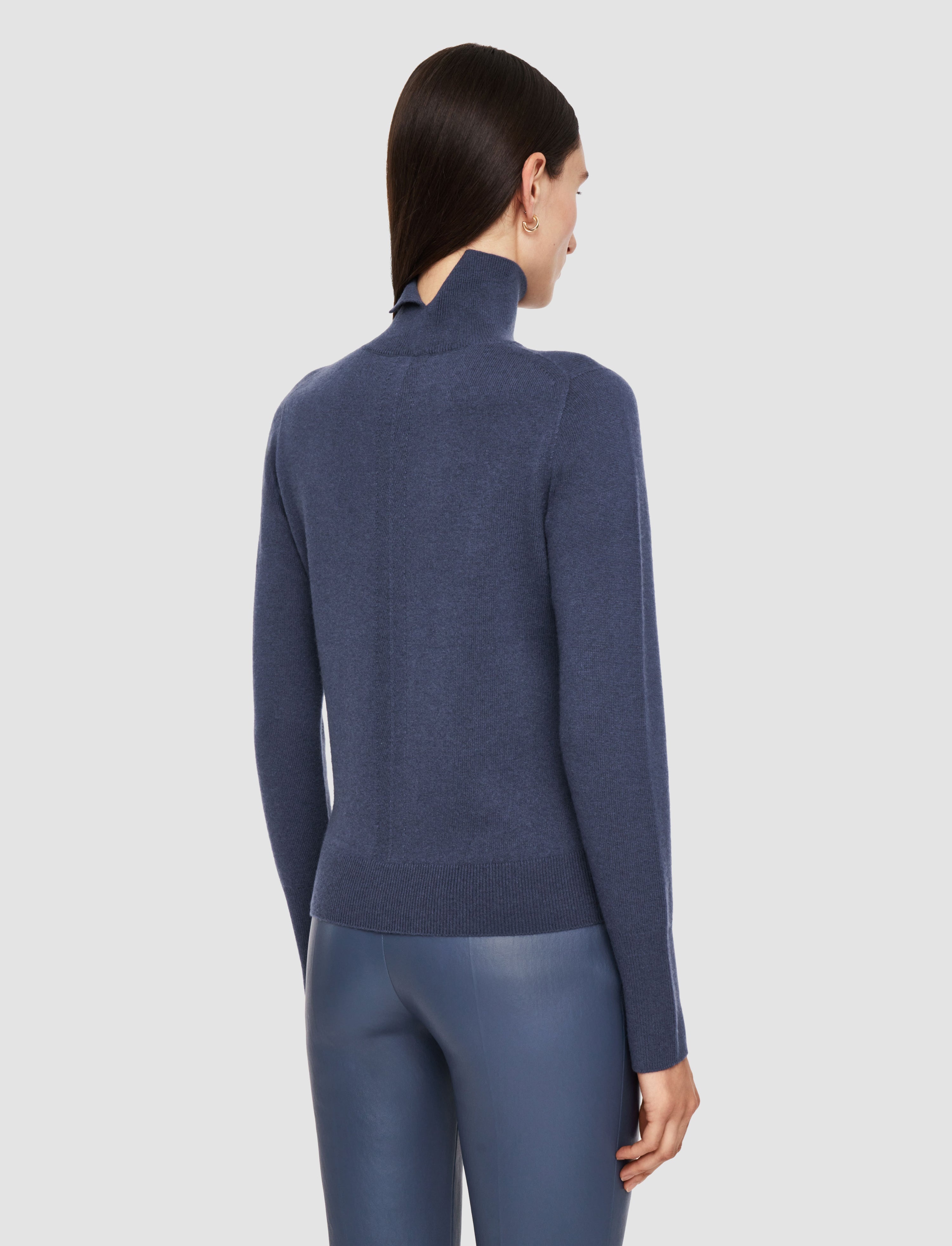 Light Pure Cashmere High Neck Jumper - 4
