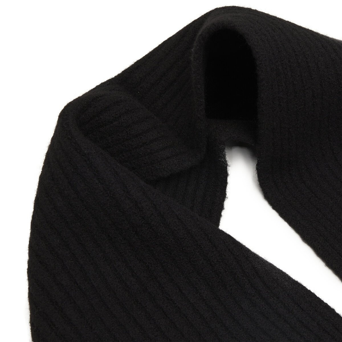 Y-3 Mixed Scarf in Black | REVERSIBLE