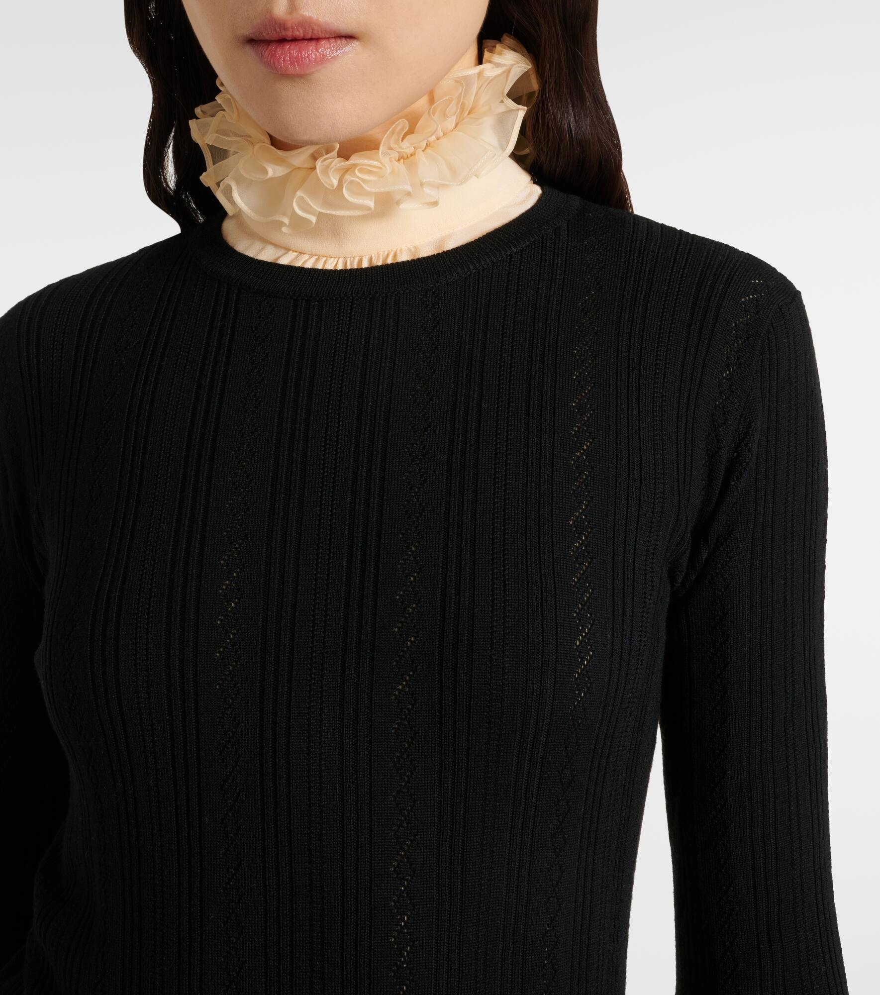 Maglia virgin wool sweater - 4