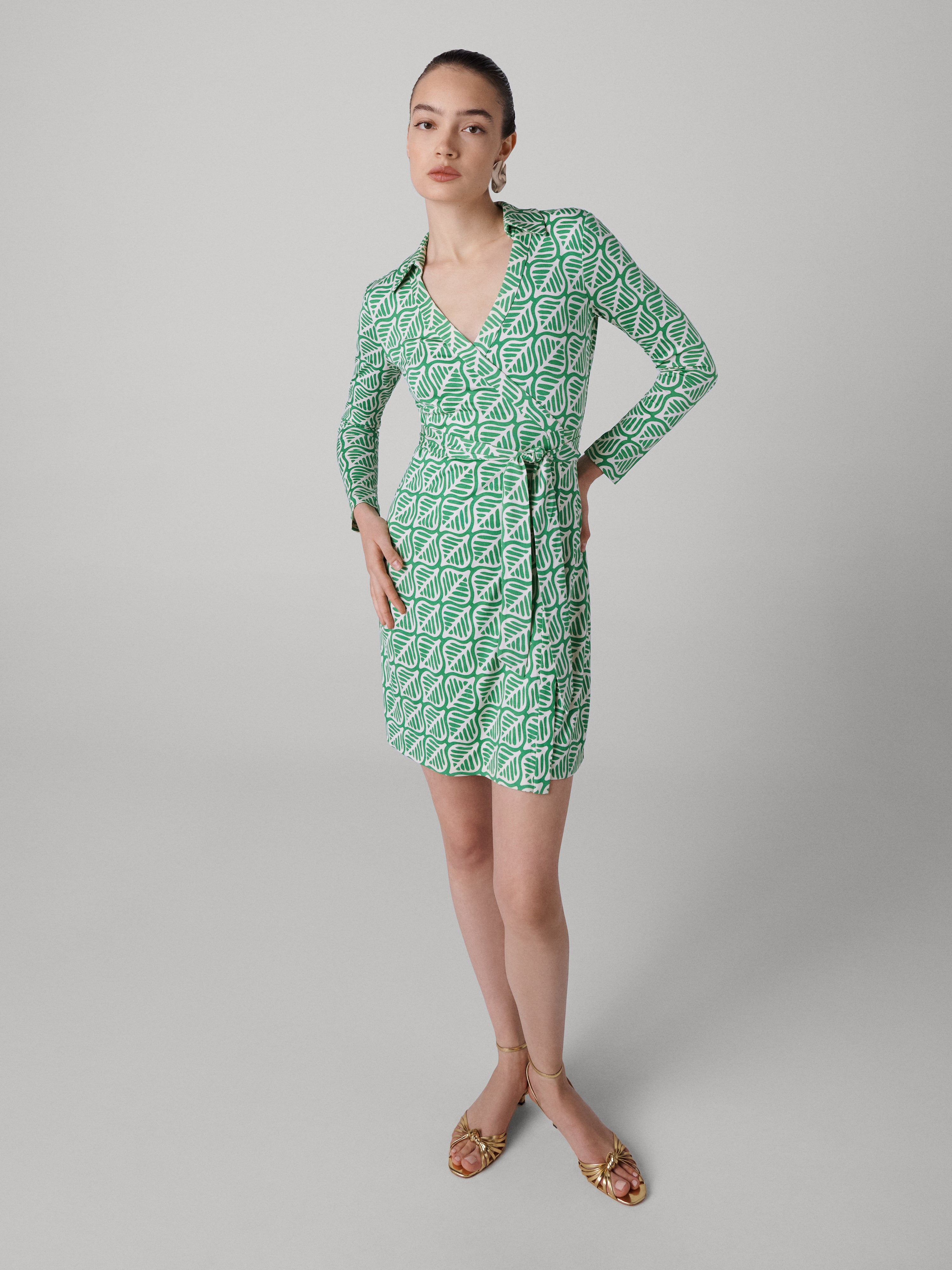 Jeanne Silk Jersey Wrap Dress - 3