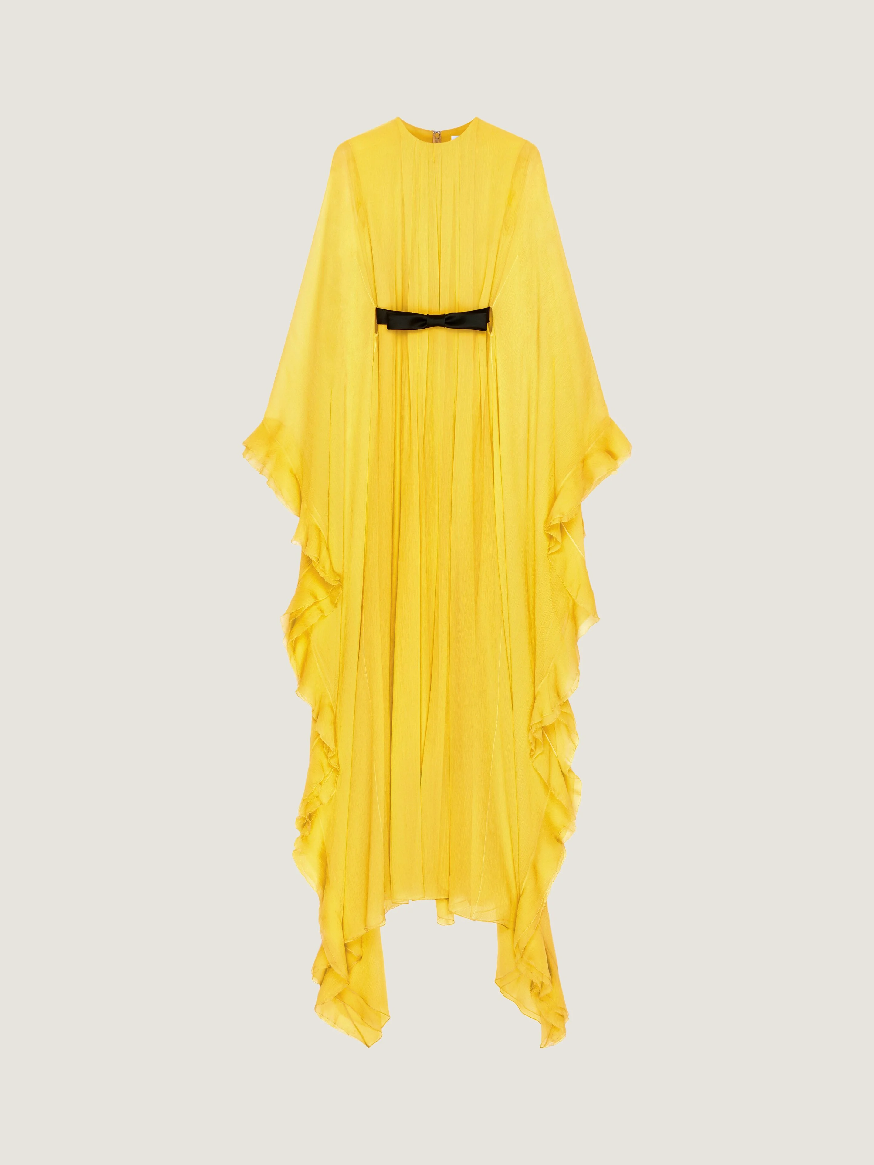 EVENING DRESS IN SILK CHIFFON - 1