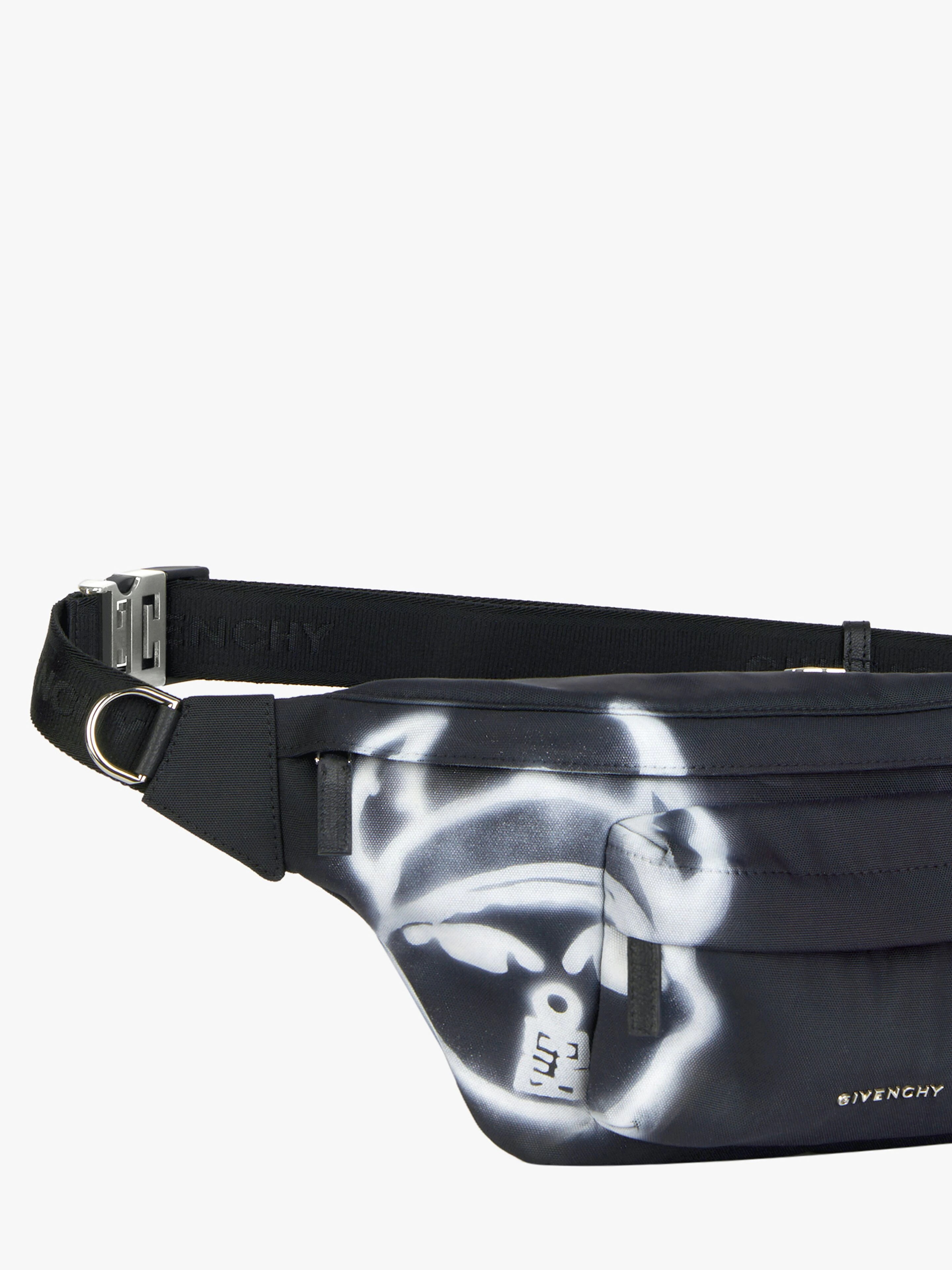 ESSENTIEL U BUM BAG WITH TAG EFFECT PRINTS - 5
