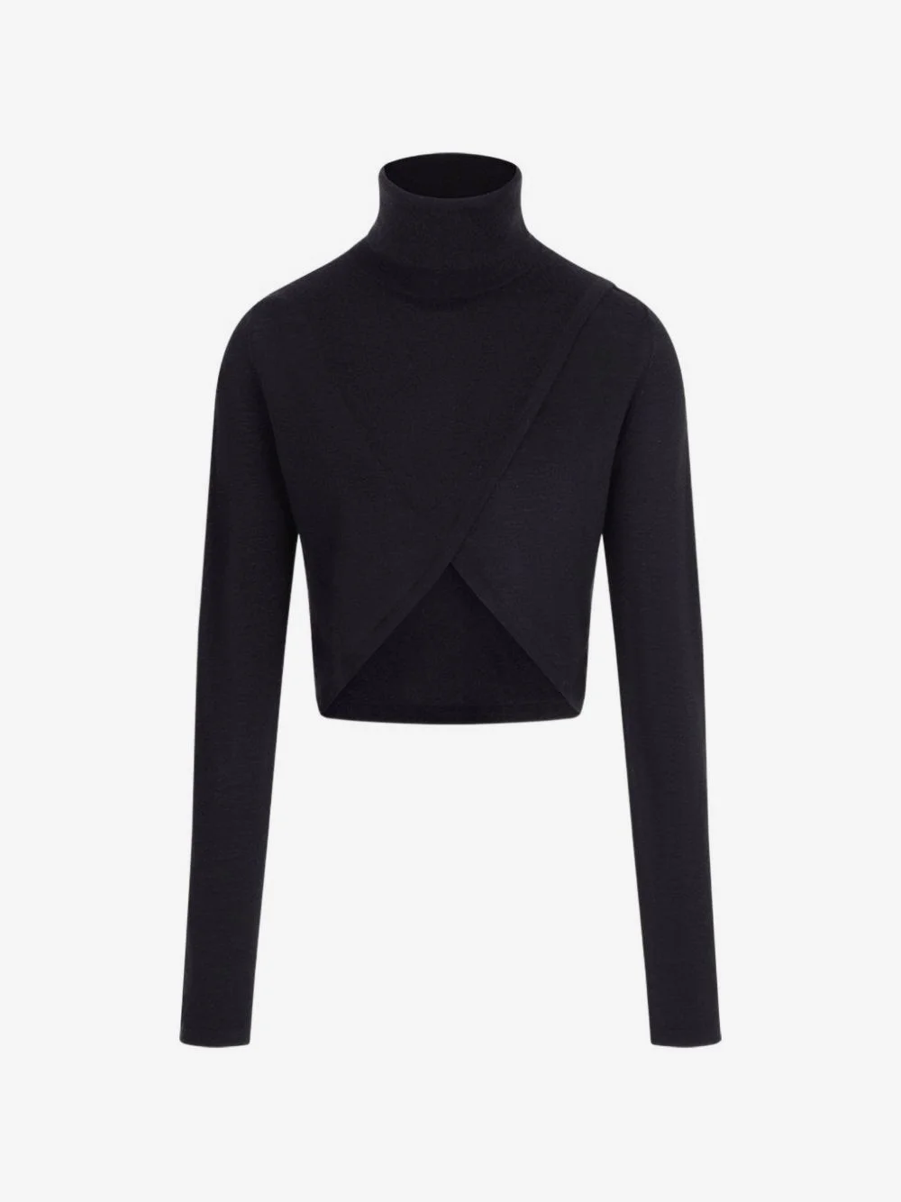 Arrone crossover cropped sweater - 1