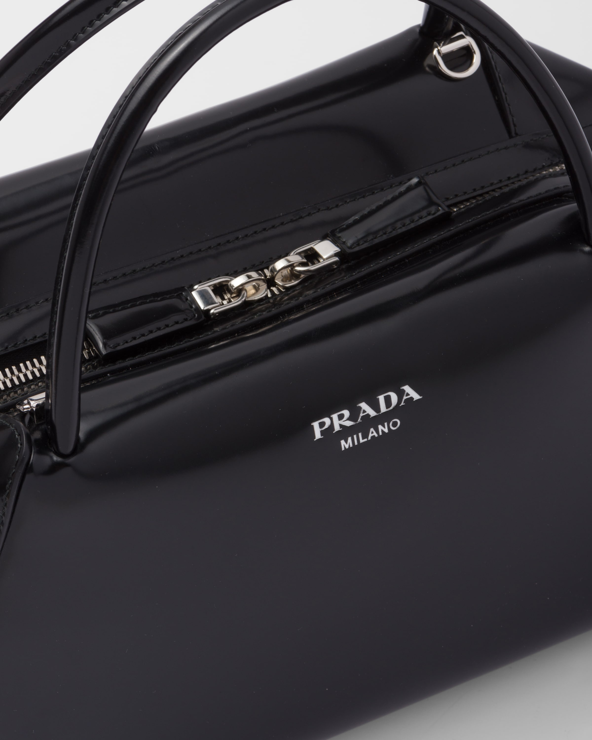 Supernova Medium Leather Top Handle Bag By Prada