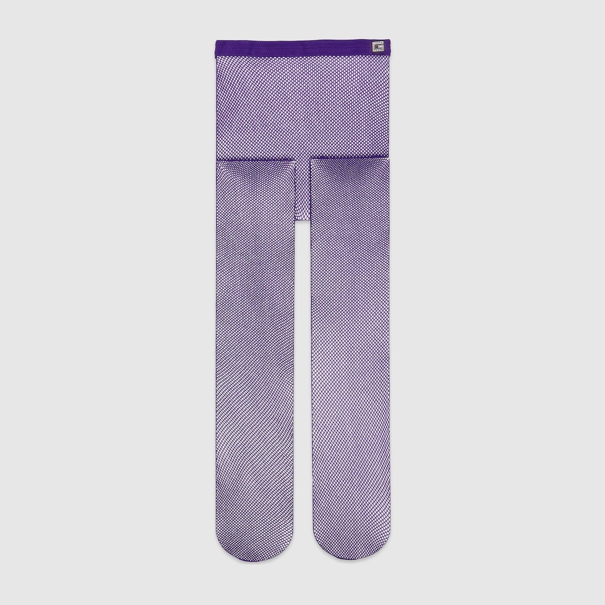 Stretch nylon tights with Retro Square G - 1