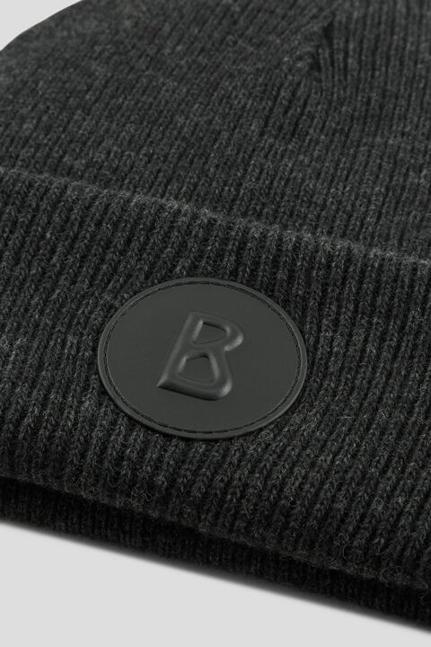 Gustav Beanie in Anthracite melange - 2