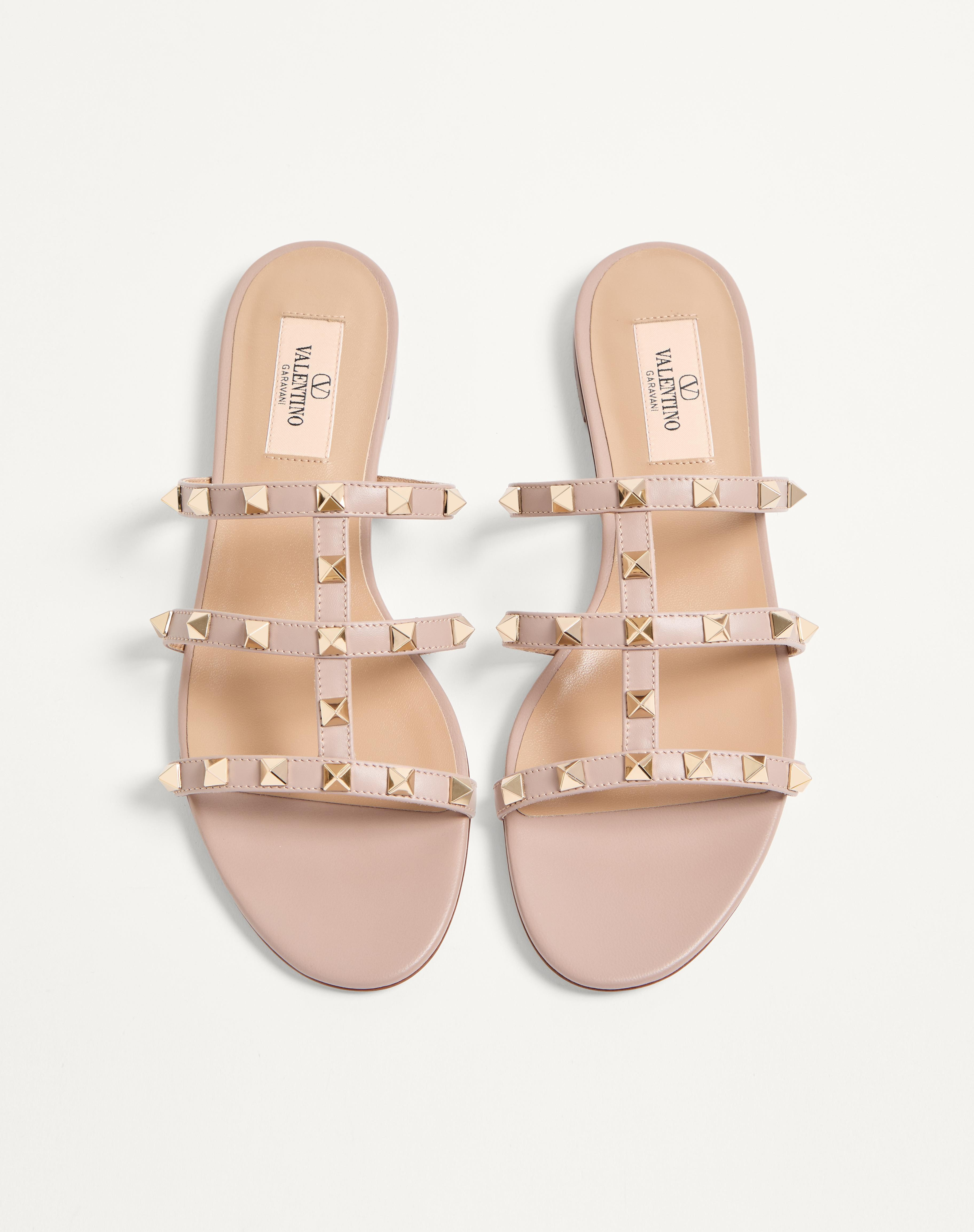ROCKSTUD FLAT SLIDE SANDAL - 4