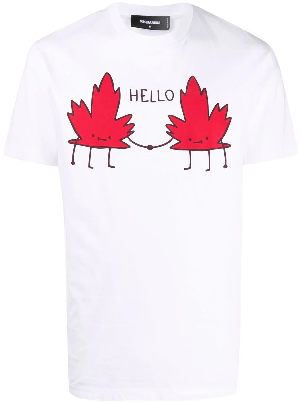 Maple Leaf slogan-print T-shirt - 1