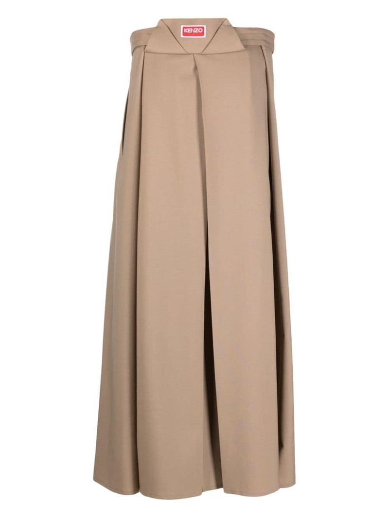 KENZO Kendo pleated wide-leg trousers outlook