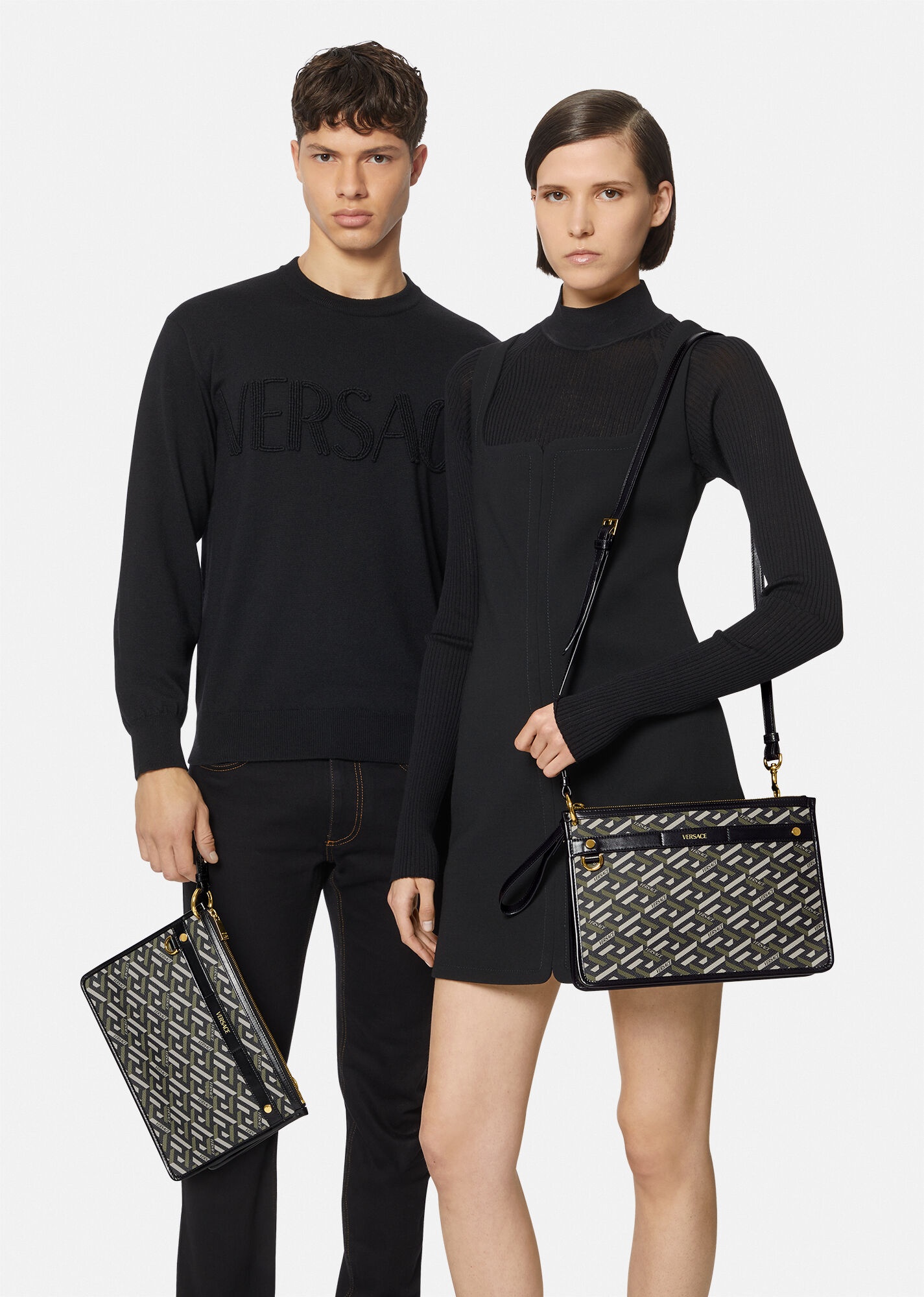 La Greca Signature Pouch Bag - 6