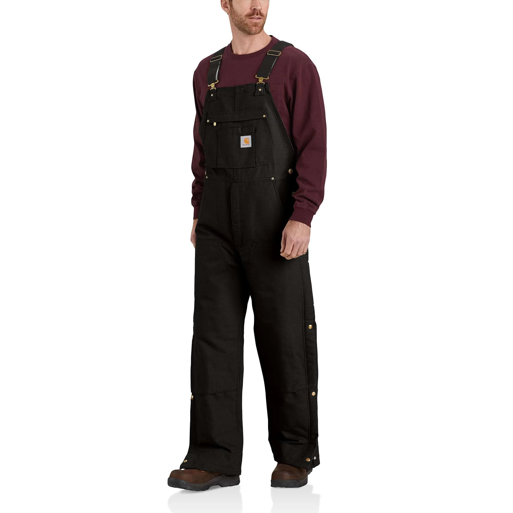 Firm Duck Insulated Bib Overall - 1