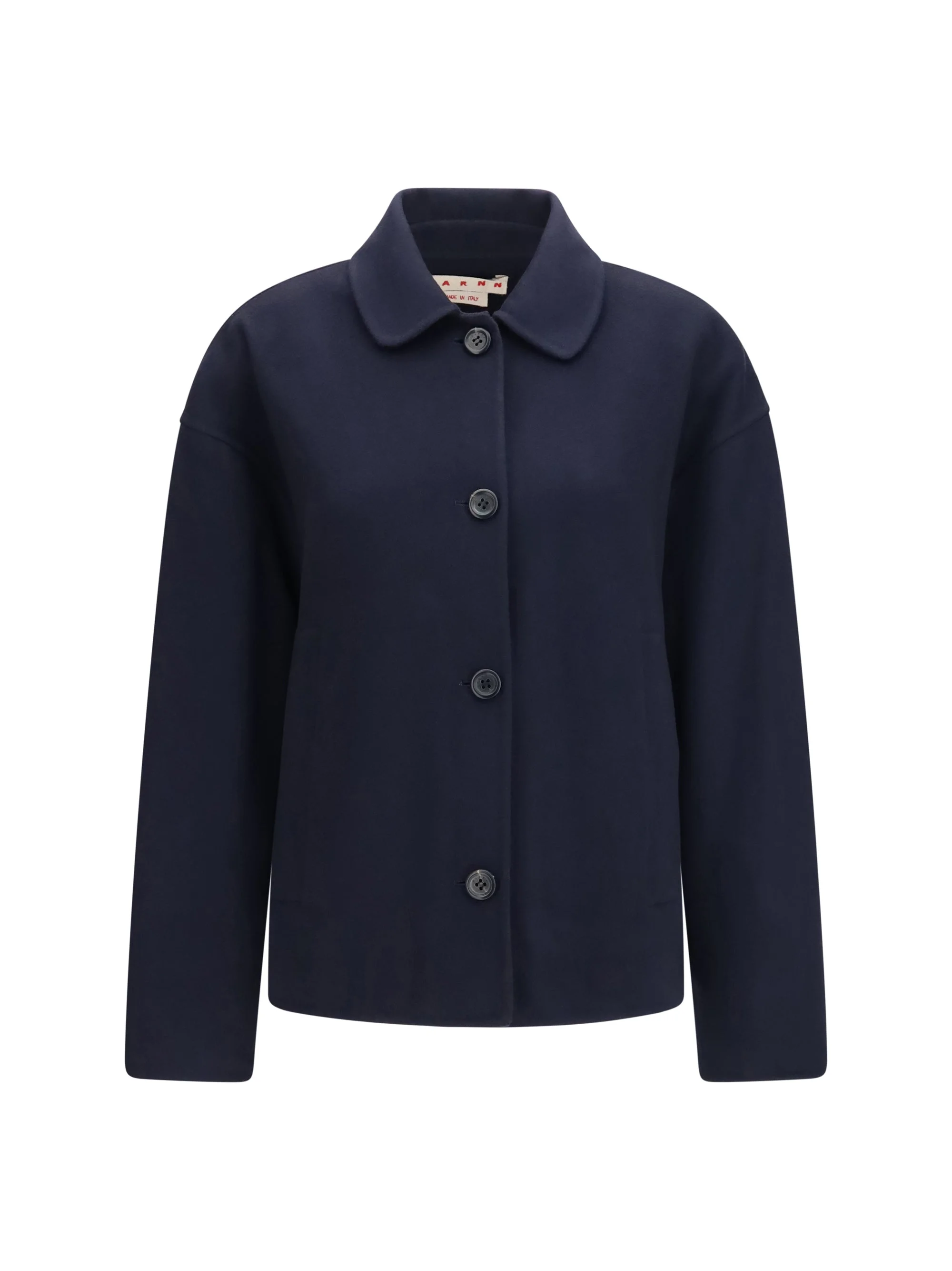 Marni Women Wool Jacket With Logo Embroidery - 1