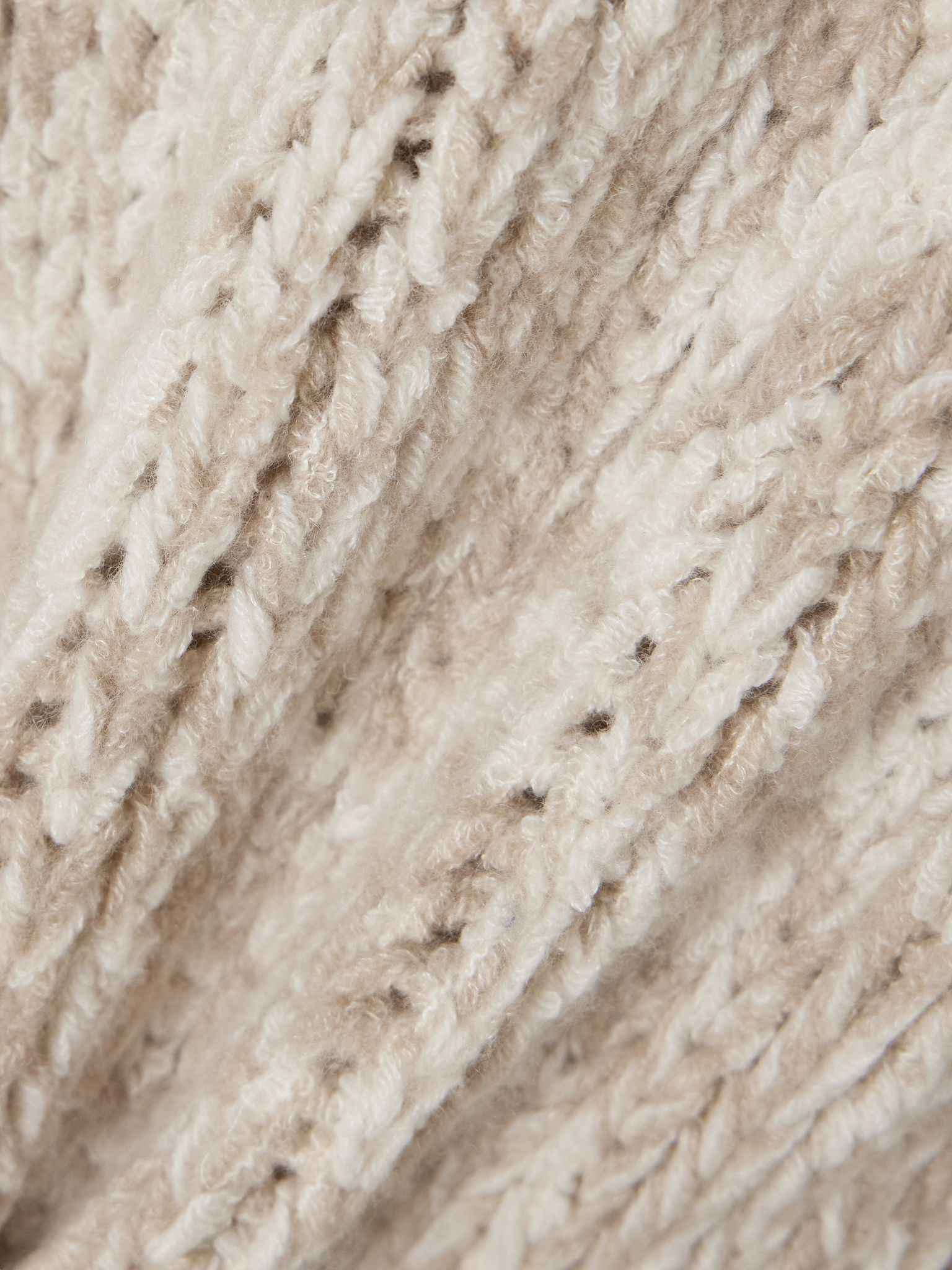 Cashmere and silk-blend sweater Beige - 4