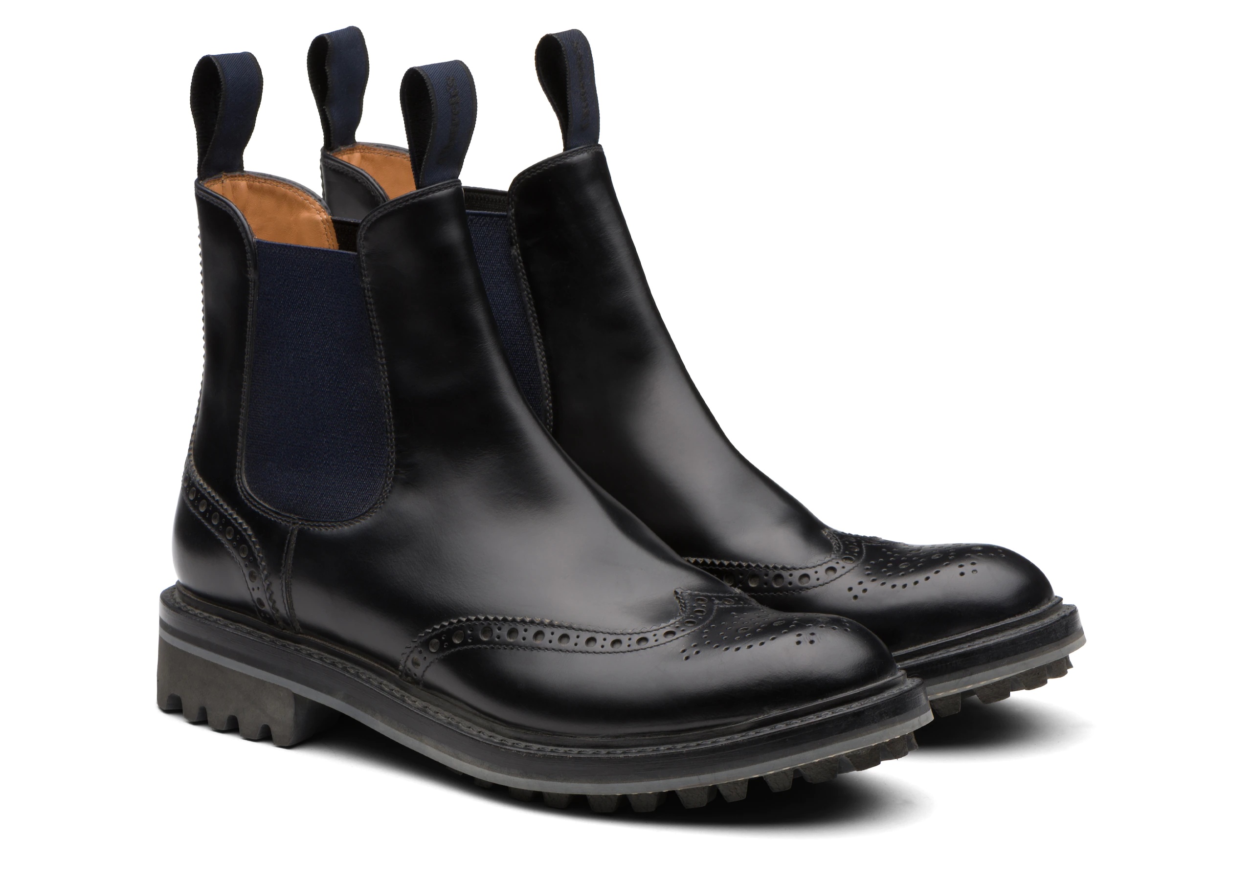 Aura 2 lw
Polished Binder Chelsea Boot Brogue Black/blue - 2