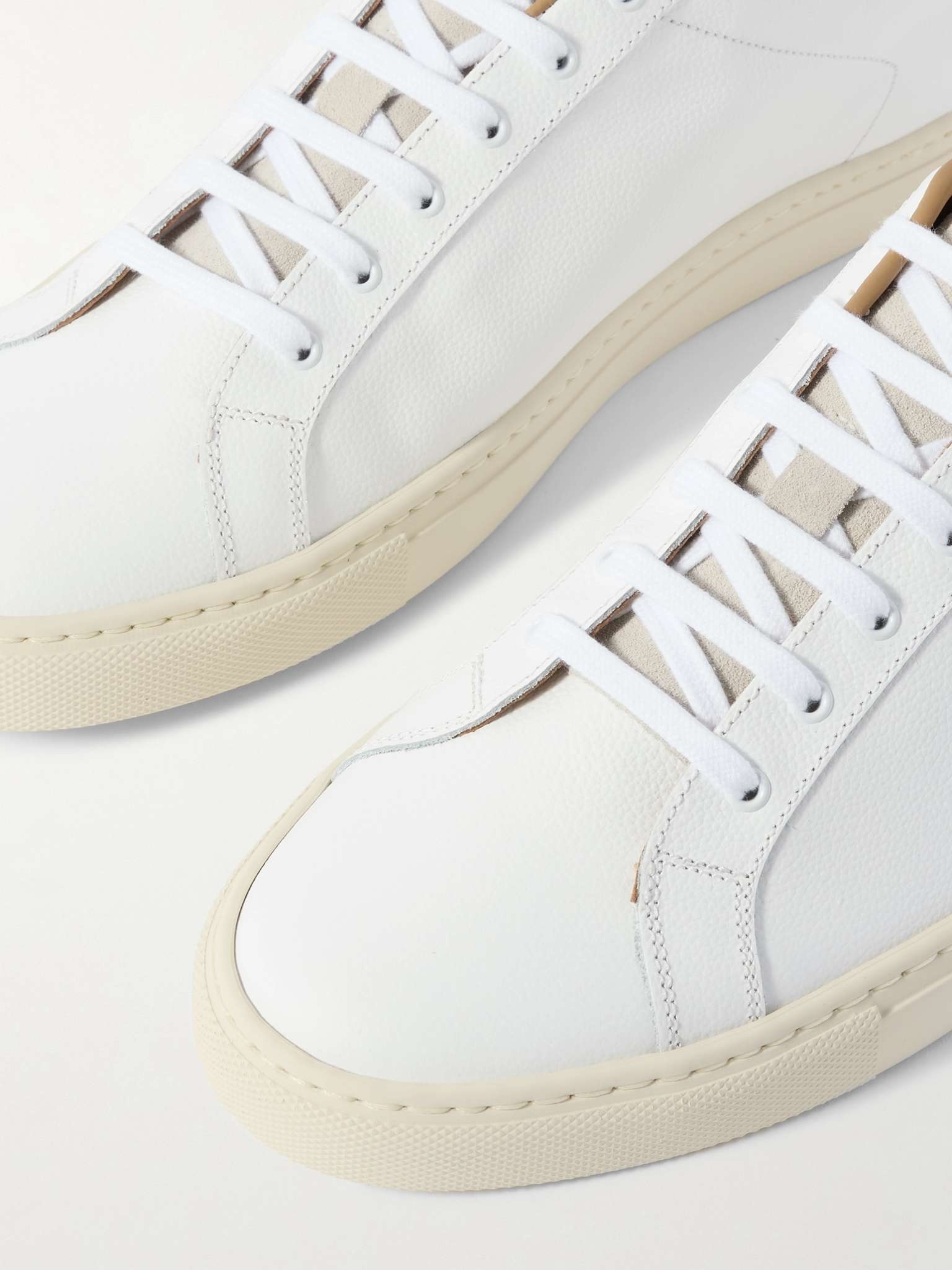 Retro Low Full-Grain Leather Sneakers - 5
