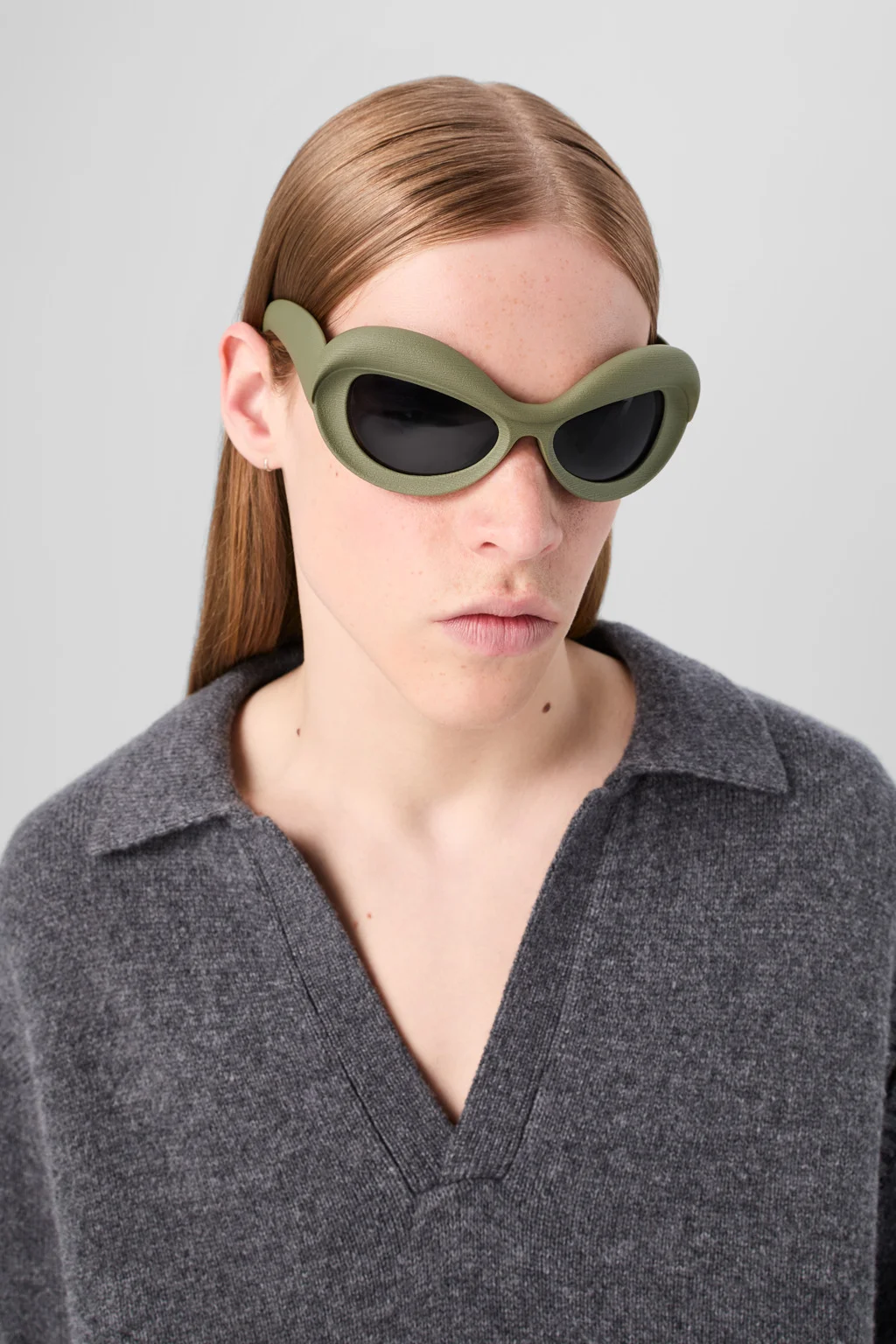 Green PULLA Acetate Sunglasses - 1