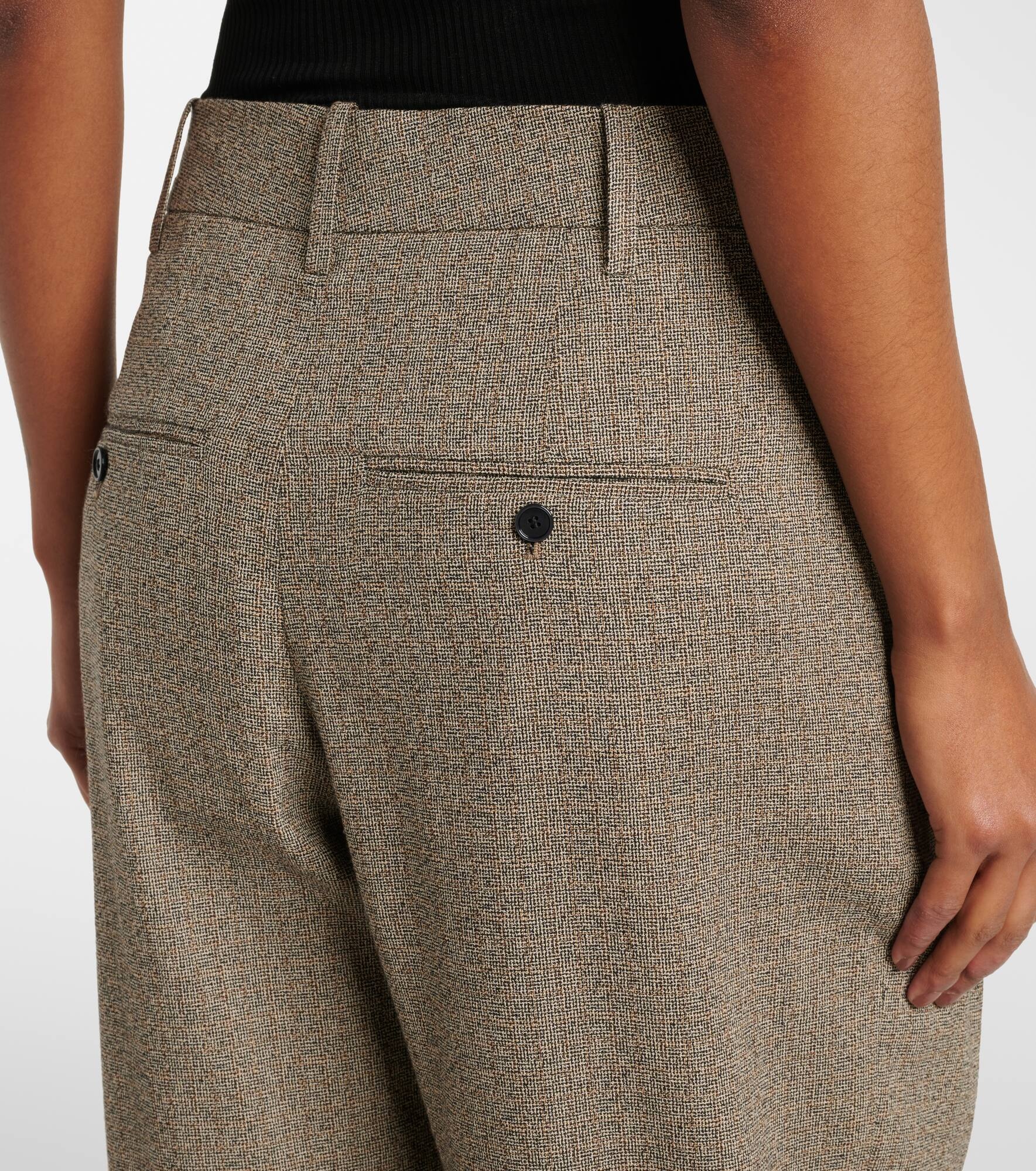 Iwena cotton-blend tapered pants - 6