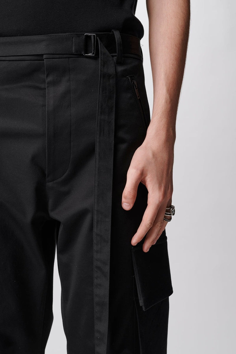 Marcel Standard Tapered Combat Trousers Drill Cotton Washed 5