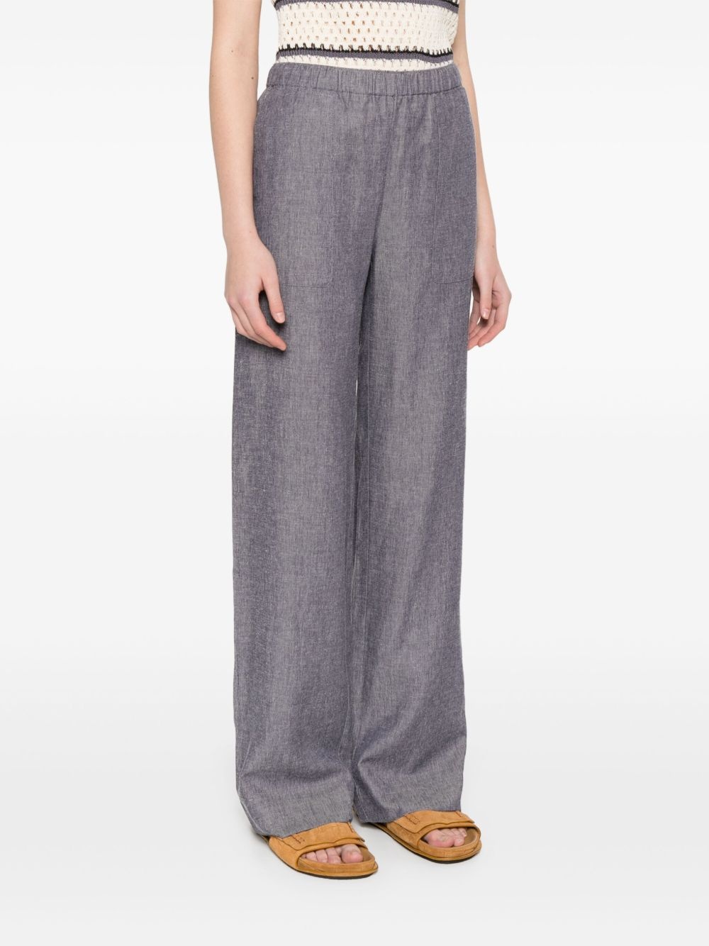elasticated-waist trousers - 3