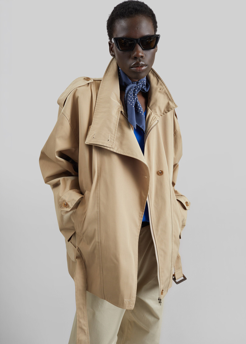 Virar Short Trench - Beige 1