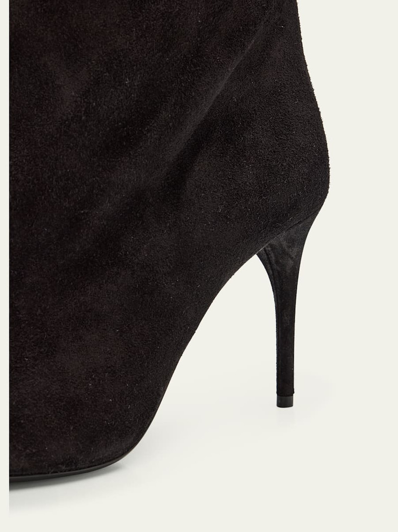 Alaïa Cuissardes Stiletto Leather Knee Boots outlook