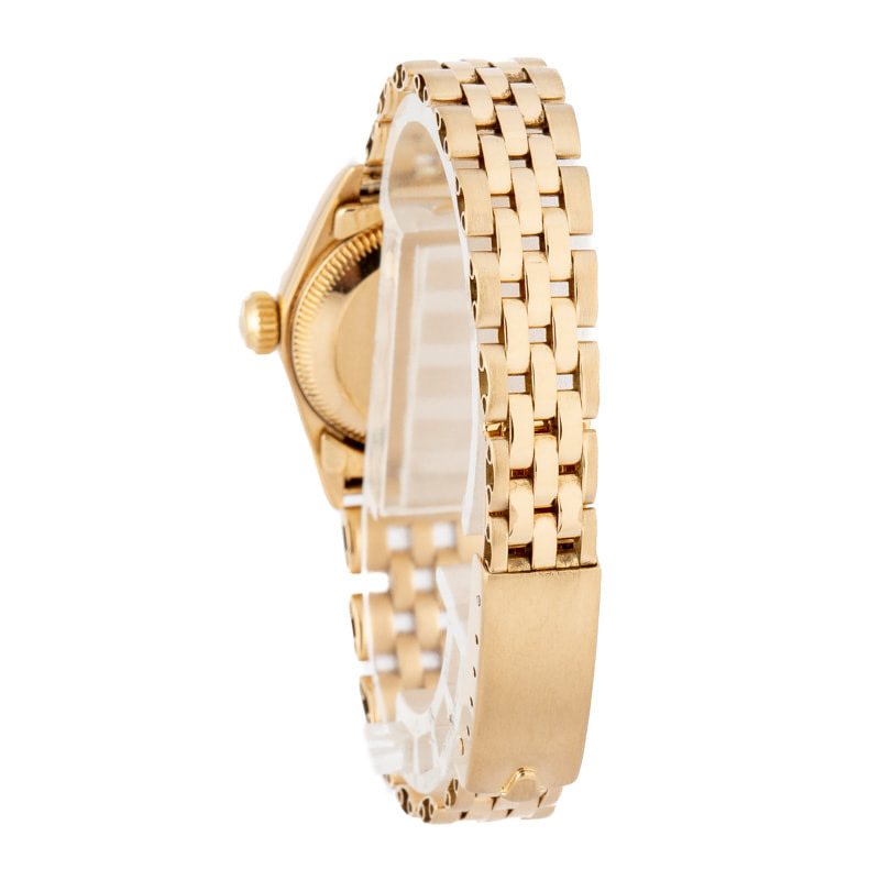 Ladies Rolex Oyster Perpetual 67198 Yellow Gold - 3