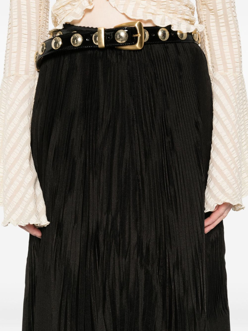 pleated asymmetric skirt 5