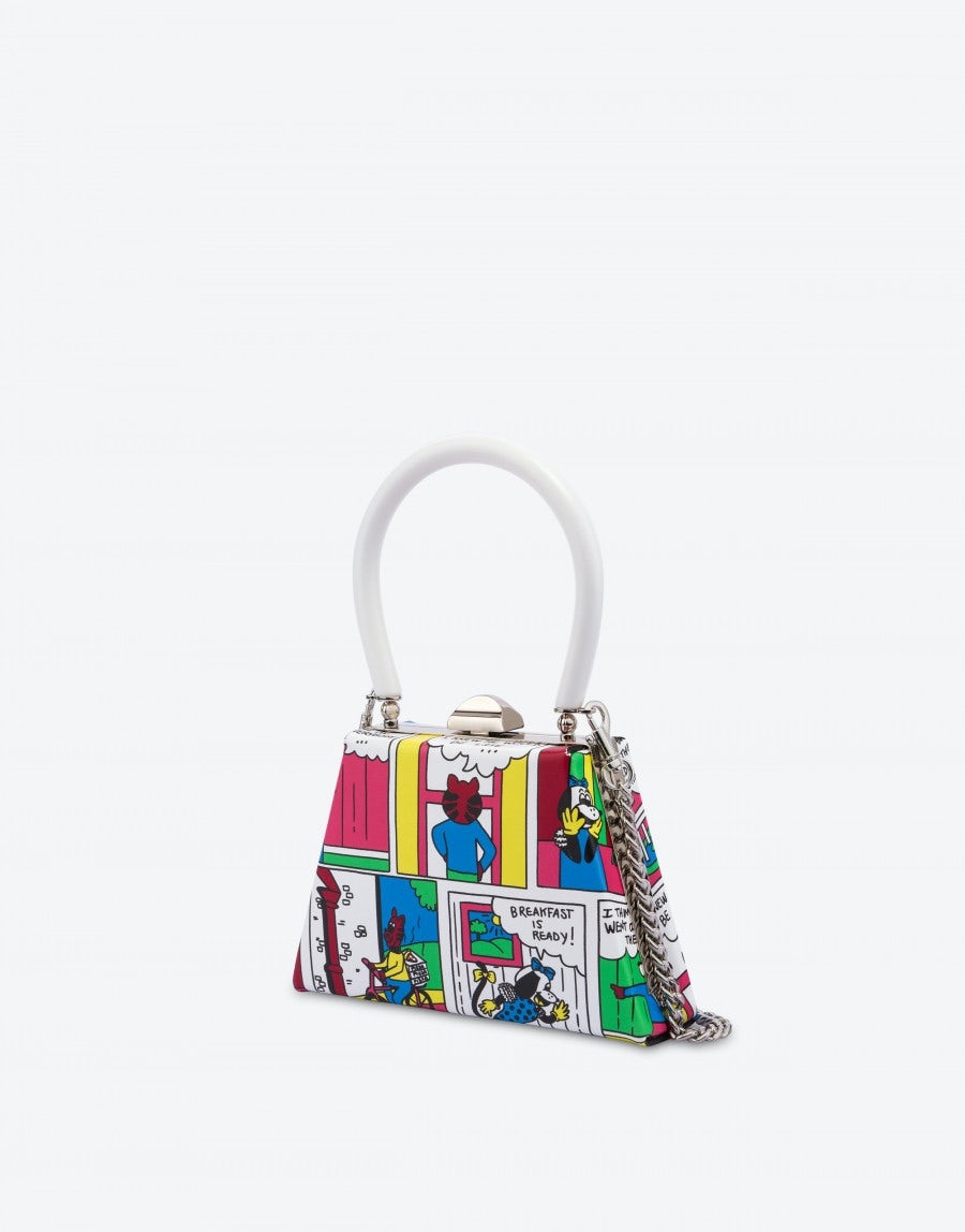 MOSCHINO COMICS TRAPEZE BAG - 2