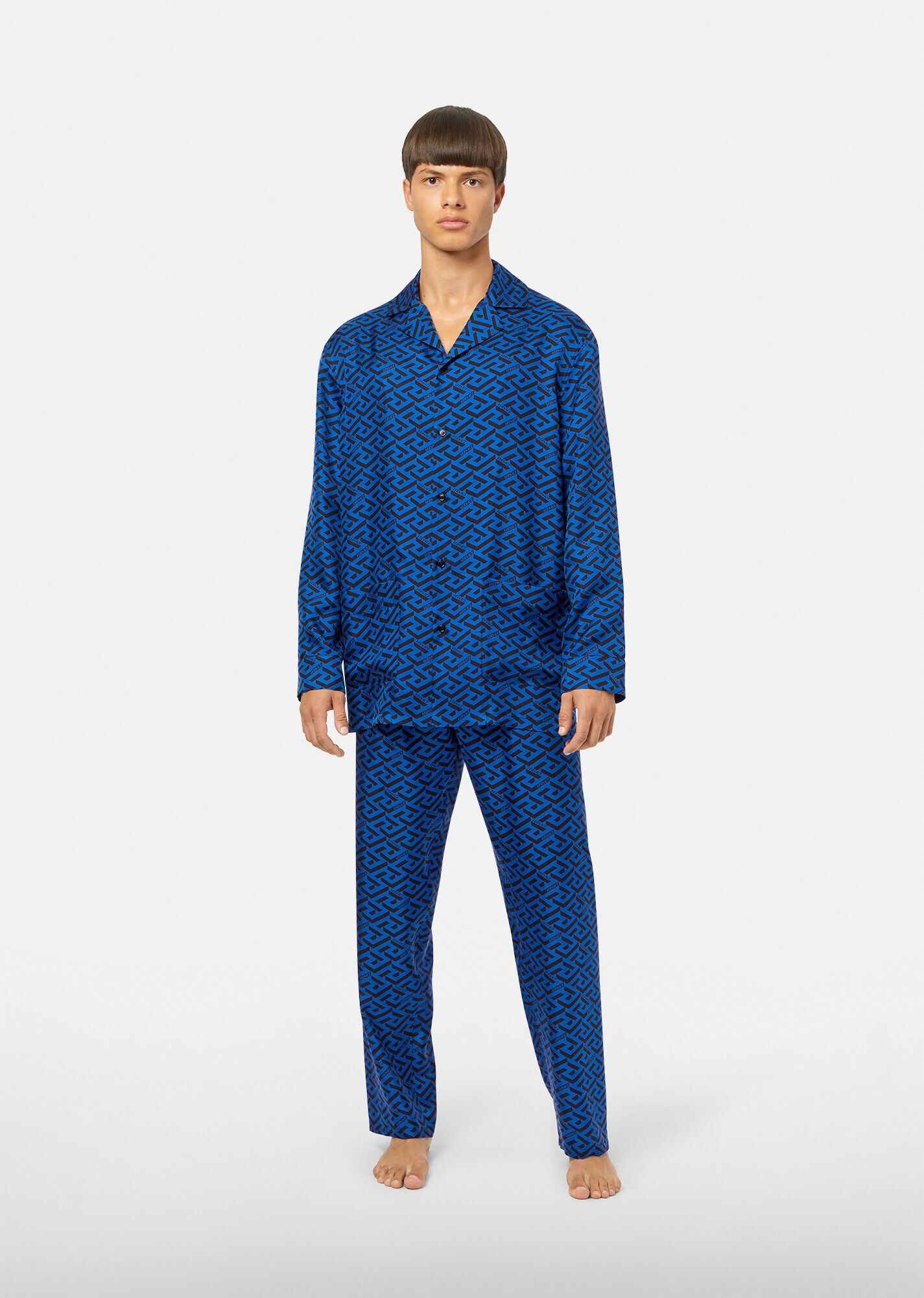 La Greca Print Pyjama Bottoms - 4